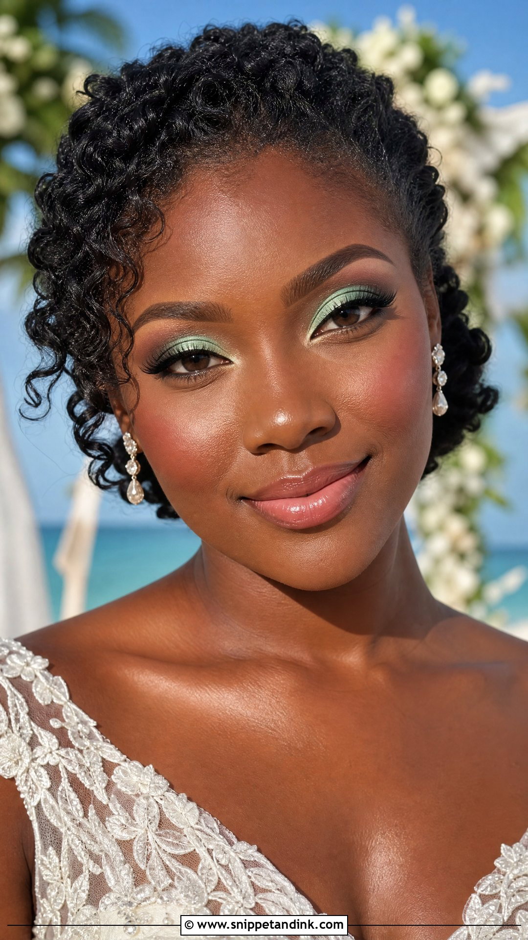 Mint Green Bridal Makeup - Snippet and Ink - 20 Green Bridal Makeup Ideas