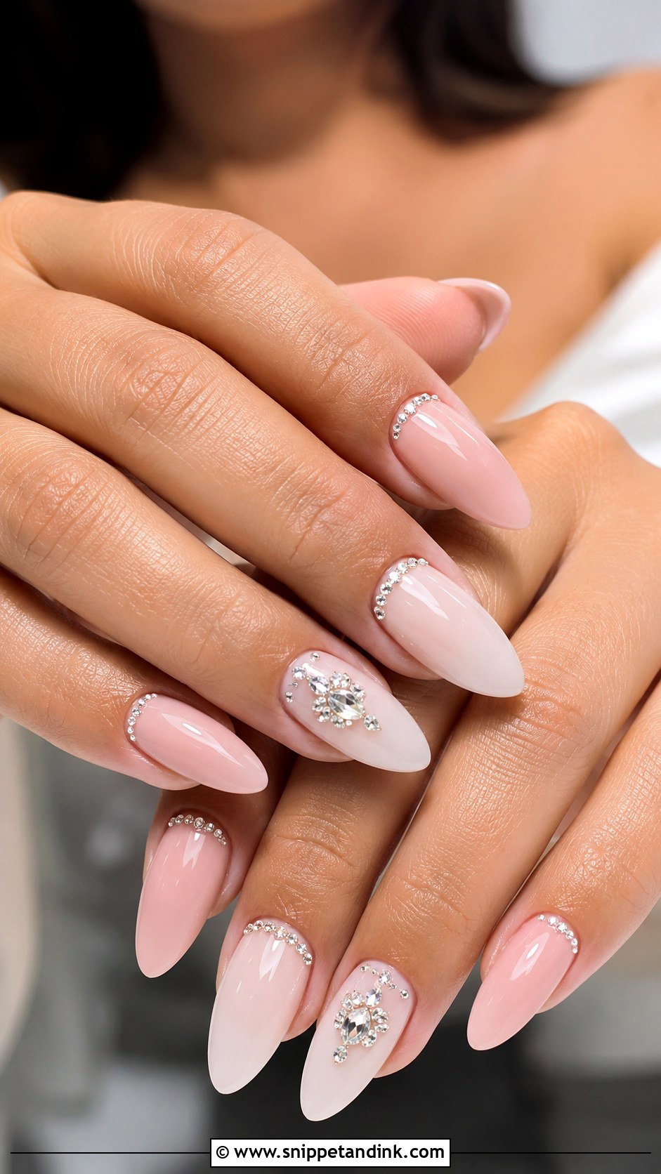 Mirror Gold Engagement Nails - Snippet and Ink - 20 Indian Nail Art for Engagement Brides Ideas