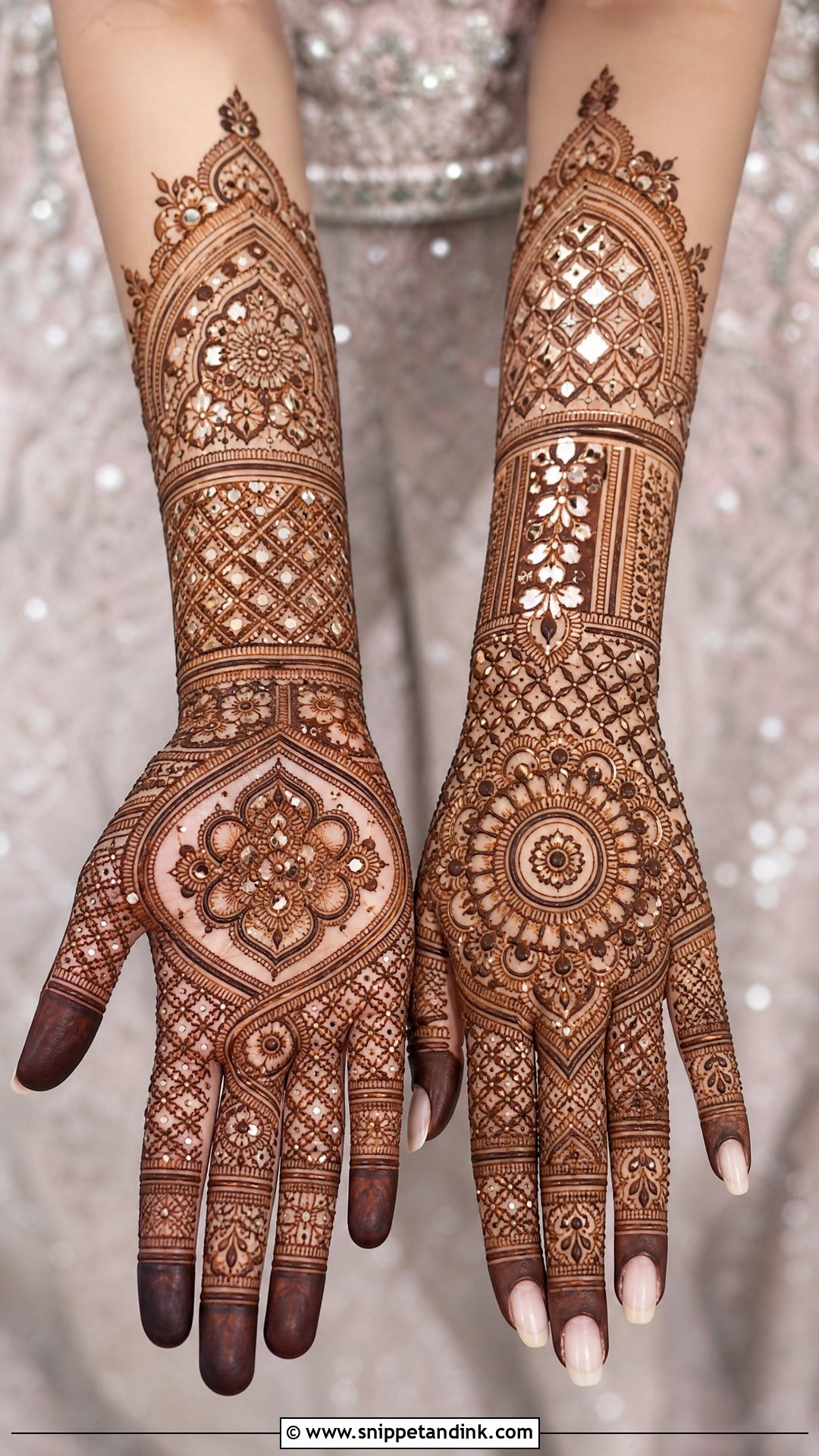 Mirror Work Mehendi Lehenga For Bride - Snippet and Ink - 20 Mehendi Outfit Inspo for Bride Ideas