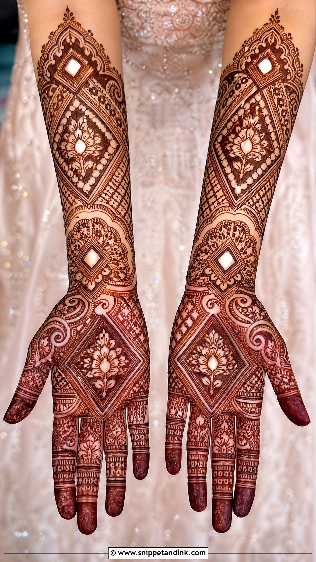 Mirror Work Mehendi Lehenga for Bride - Snippet and Ink - 30 Unique Mehendi Outfits for Bride