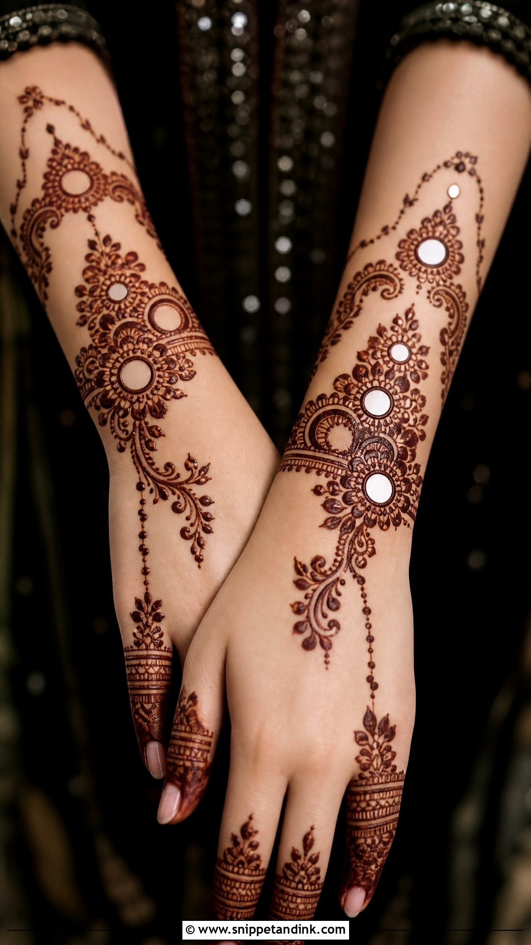 Mirror Work Mehndi Dress Design - Snippet and Ink - 30 Mehndi Dress Design Ideas