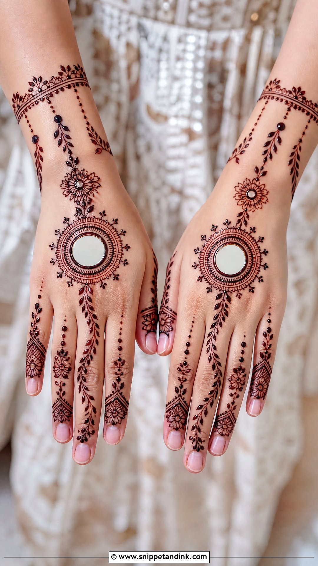 Mirror Work Sharara Design For Mehndi - Snippet and Ink - 20 Sharara Designs for Mehndi