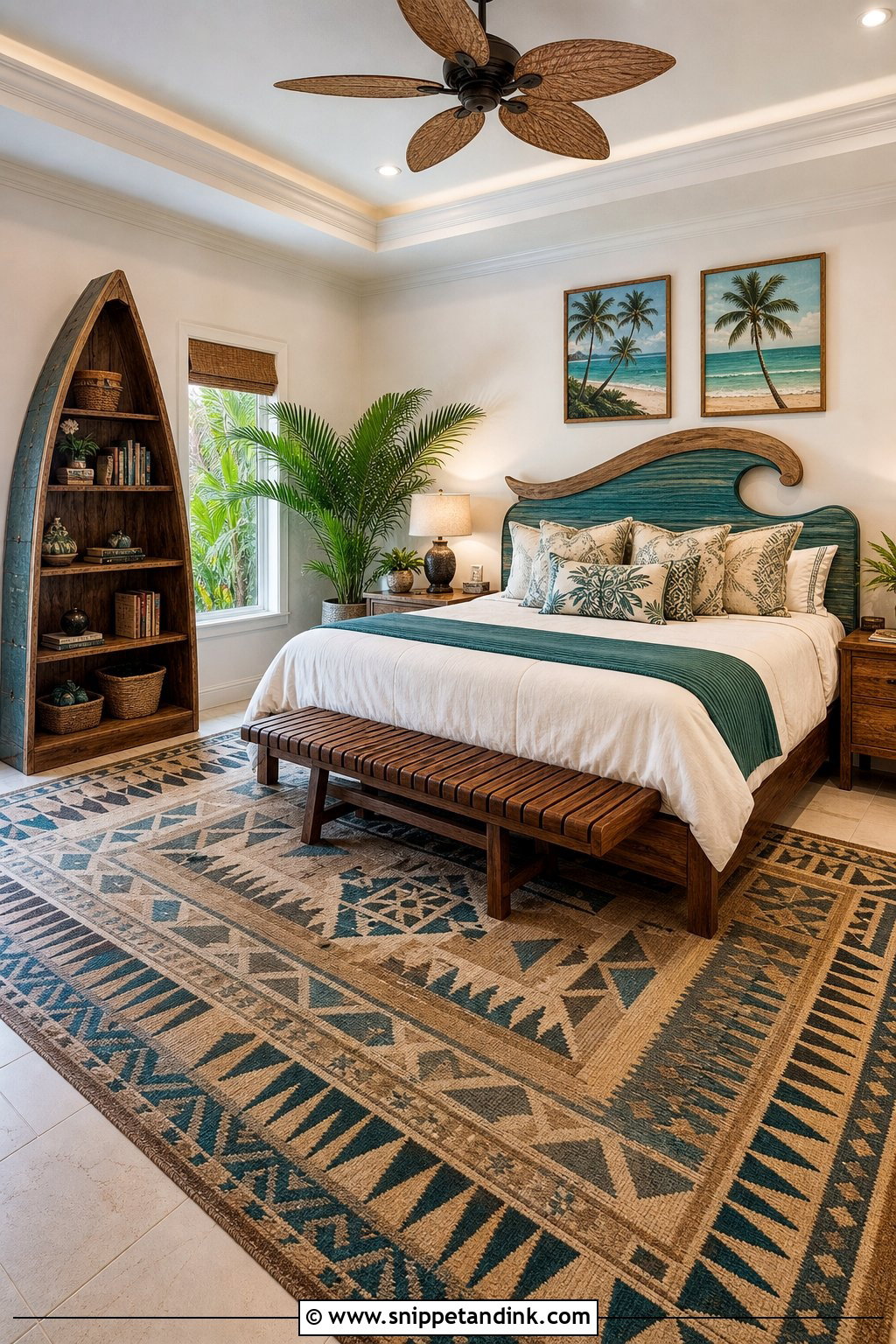 Moana Island Escape - Snippet and Ink - 25 Disney Bedroom Ideas for Magical Spaces