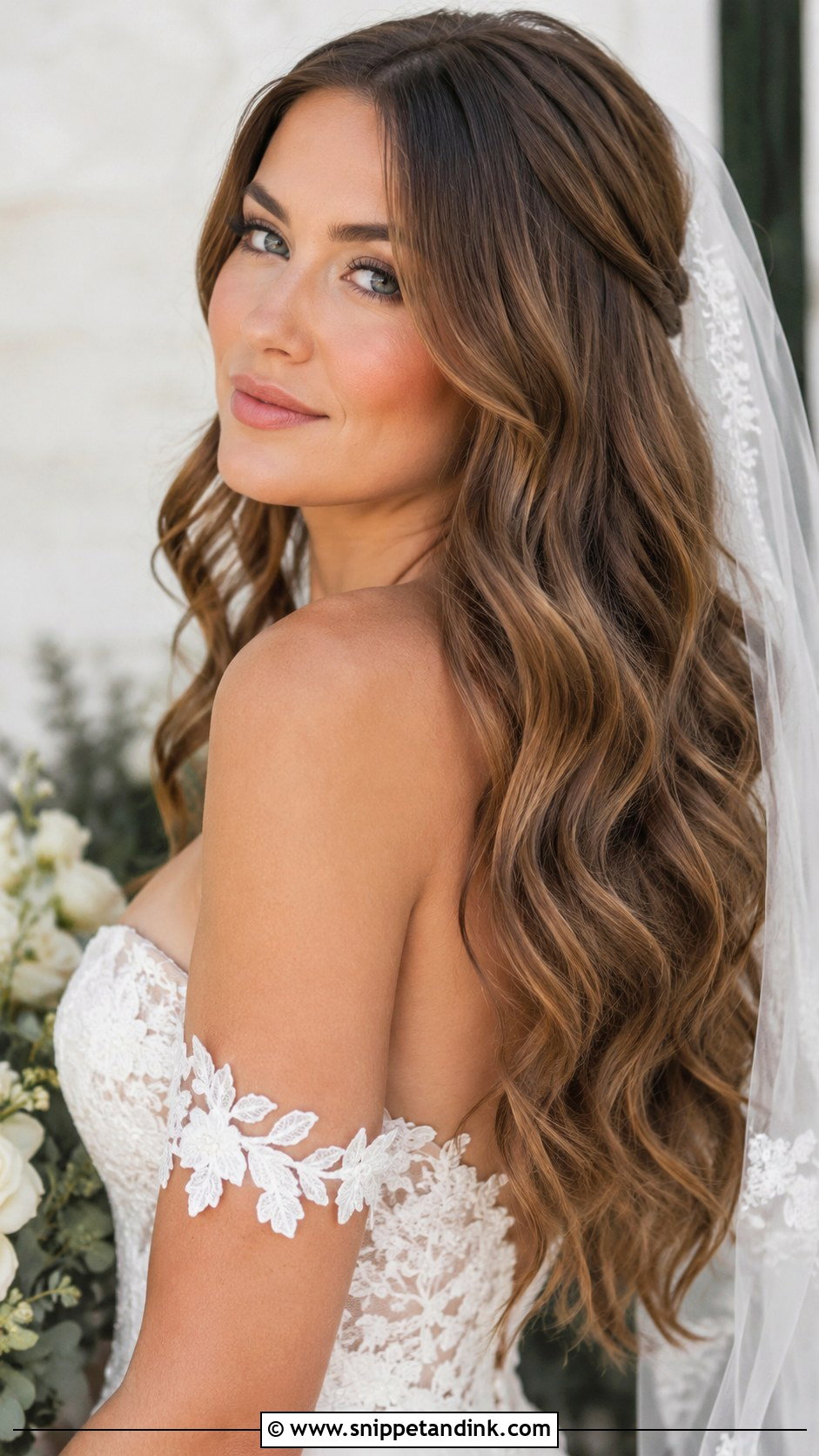 Mocha Brown Wedding Hair Color - Snippet and Ink - 25 Wedding Hair Color Ideas