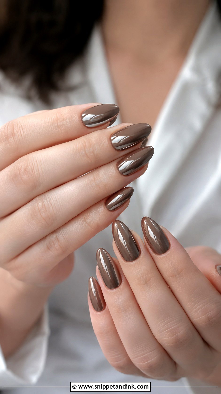 Mocha Brown Wedding Nails - Snippet and Ink - 20 Brown Wedding Nails