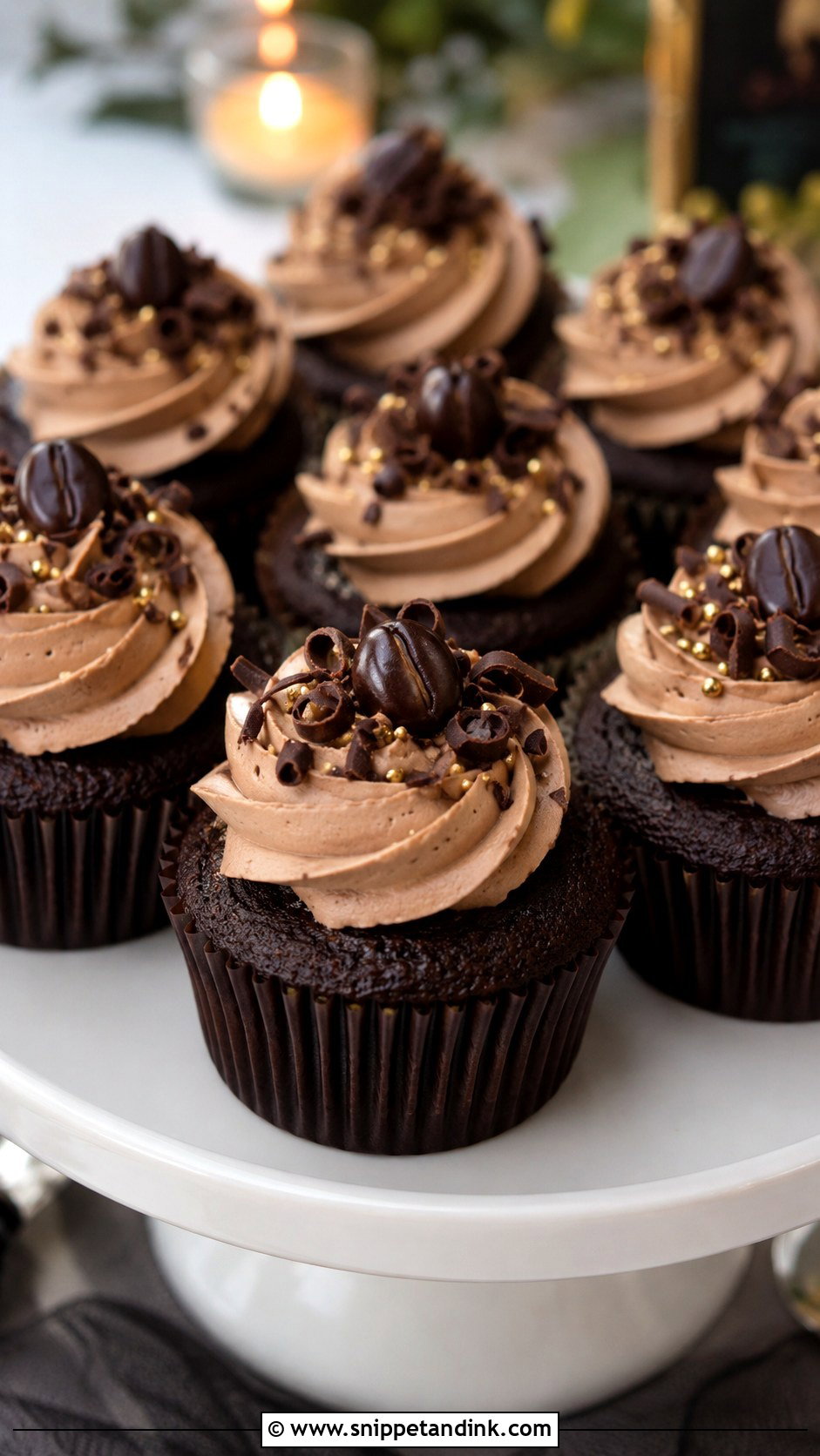 Mocha Buttercream Wedding Cupcakes - Snippet and Ink - 25 Wedding Cupcake Frosting