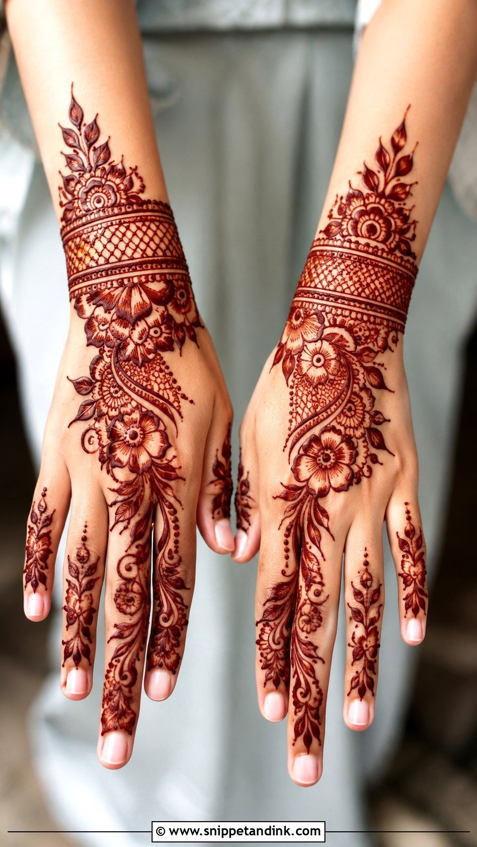 Modern Arabic Mehndi Design - Snippet and Ink - 30 Latest Arabic Mehndi Designs