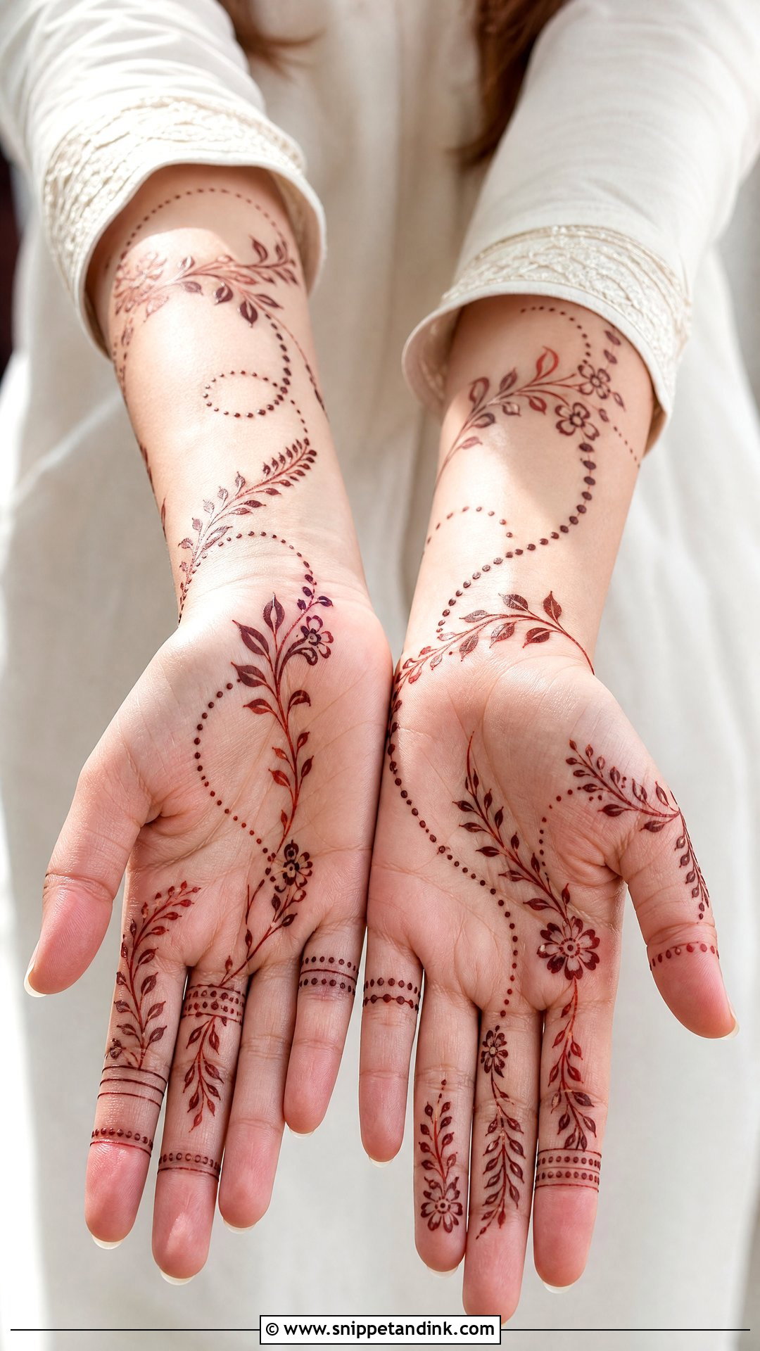Modern Bail Front Hand Mehndi Design - Snippet and Ink - 25 Bail Front Hand Mehndi Design Ideas