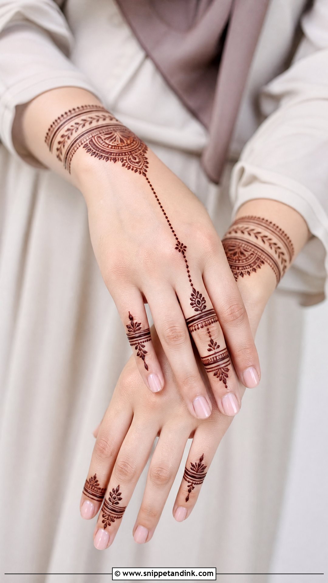 Modern Banch Mehndi Design - Snippet and Ink - 30 Banch Mehndi Design Ideas