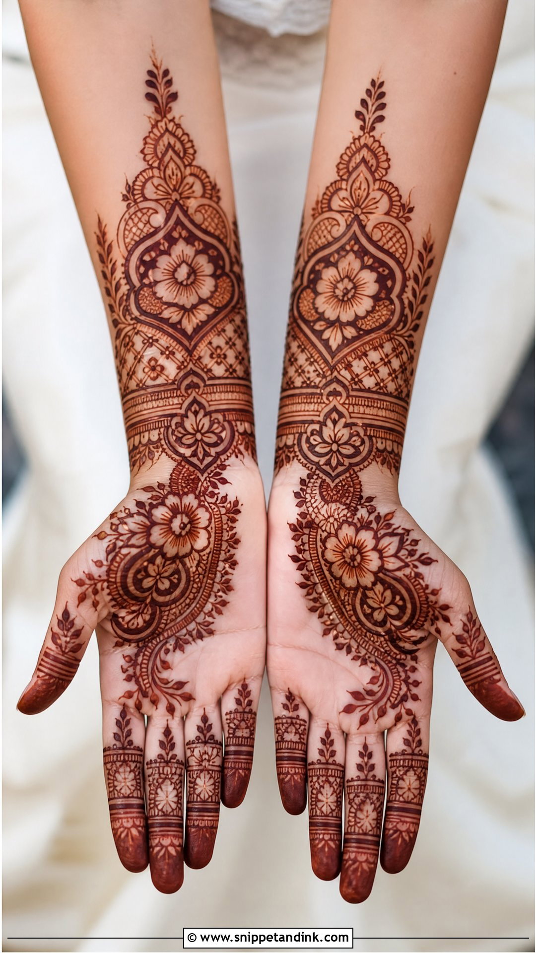 Modern Barat Mehndi Design - Snippet and Ink - 20 Barat Mehndi Design Ideas