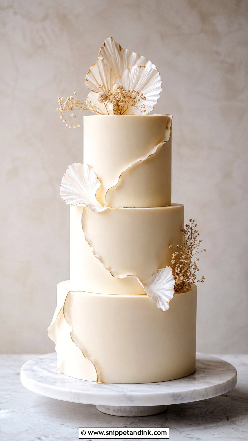 Modern Bridal Cake - Snippet and Ink - 20 Bridal Cakes
