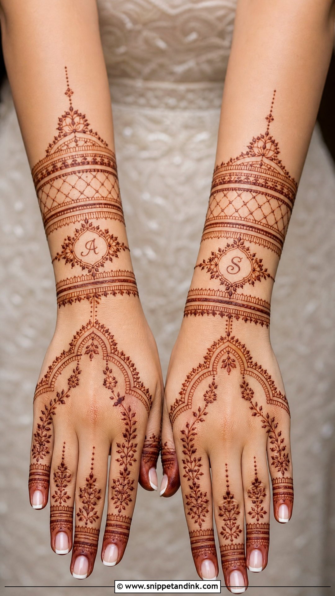Modern Bridal Mehndi - Snippet and Ink - 25 Mehandi Look for Bride Ideas