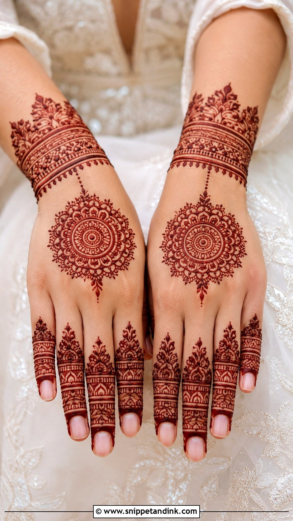 Modern Bridal Mehndi Back Hand - Snippet and Ink - 30 Bridal Mehndi Designs Back Hands Brides