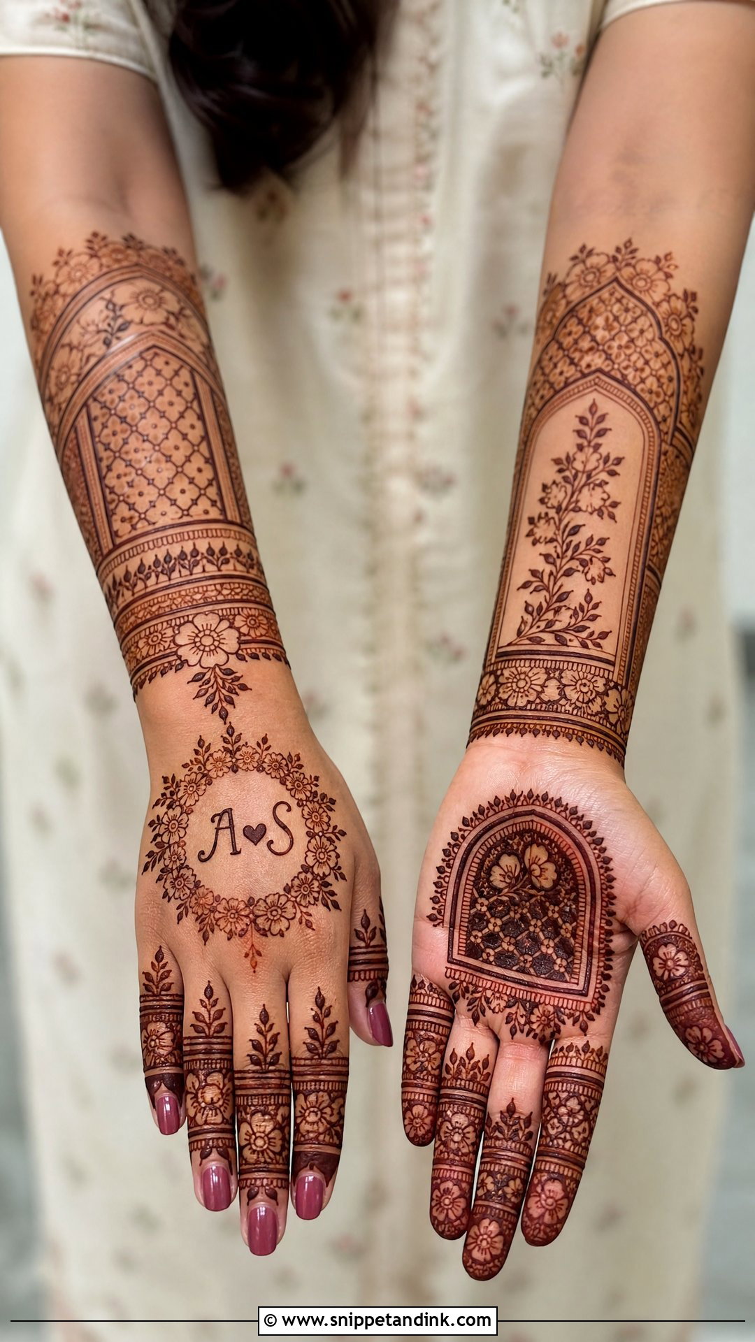 Modern Bridal Mehndi Design - Snippet and Ink - 20 Bridal Wedding Mehndi Designs Brides