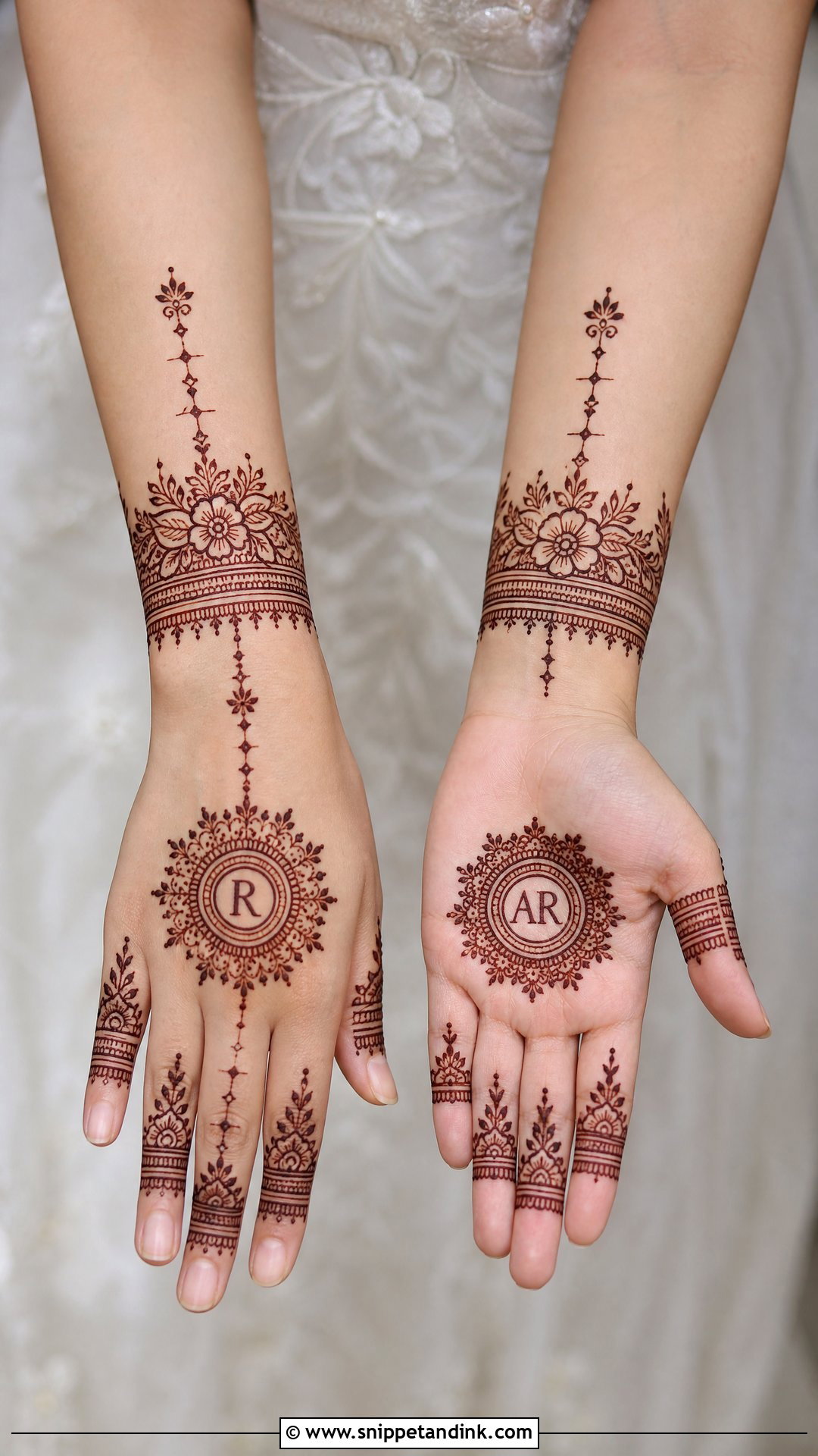 Modern Bridal Mehndi Design - Snippet and Ink - 20 Marriage Mehndi Designs