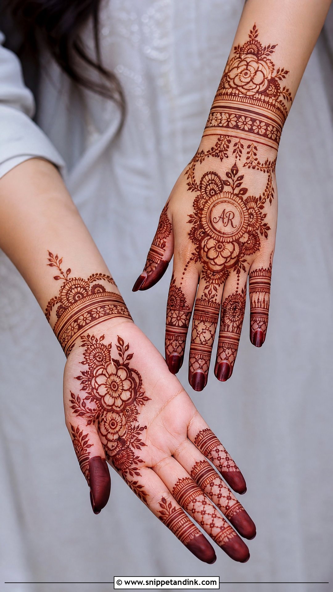Modern Bridal Mehndi Design - Snippet and Ink - 20 Wedding Mehndi Designs for Hands