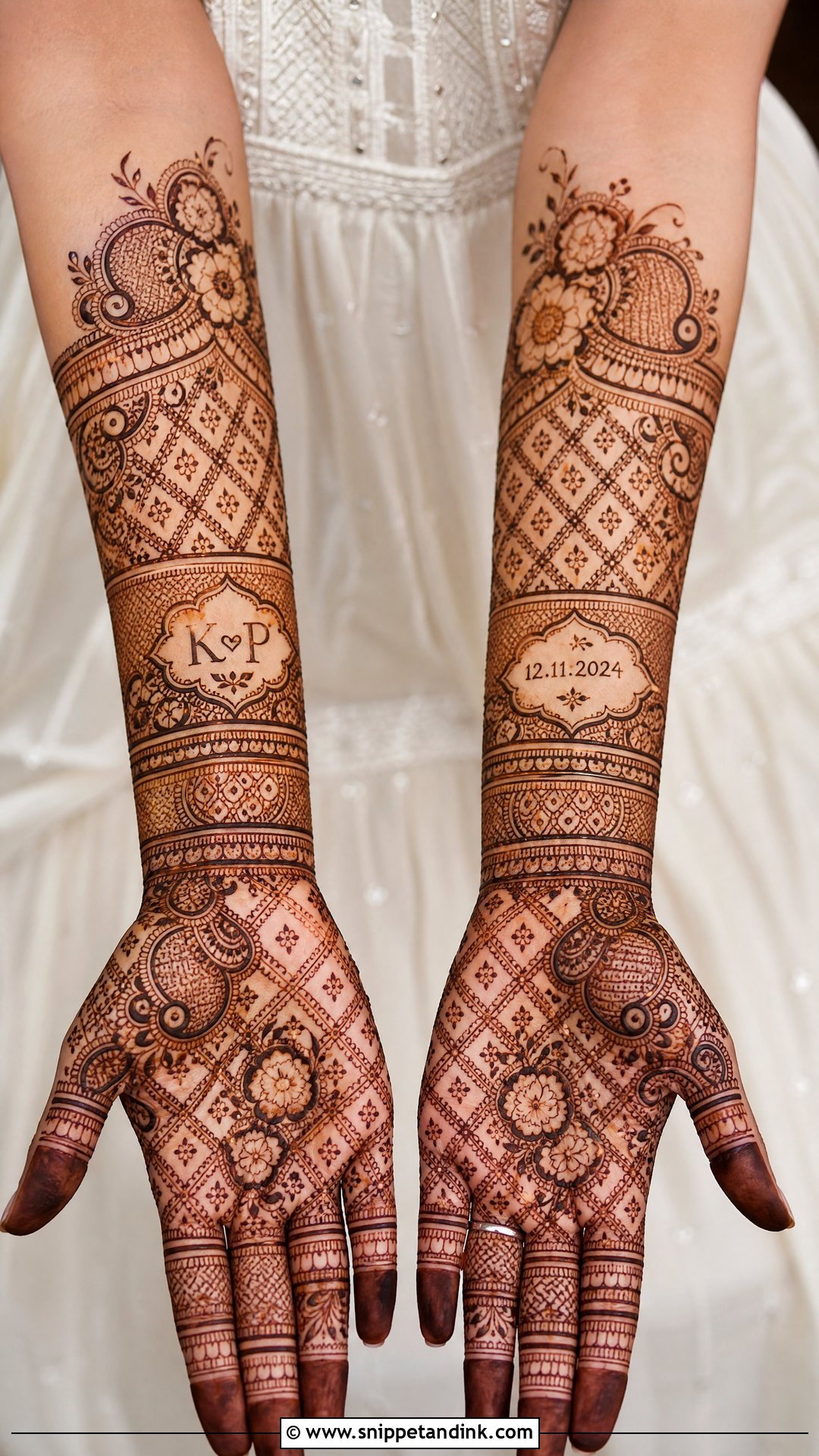 Modern Bridal Mehndi Design - Snippet and Ink - 25 Bridal Mehndi Designs for Bride