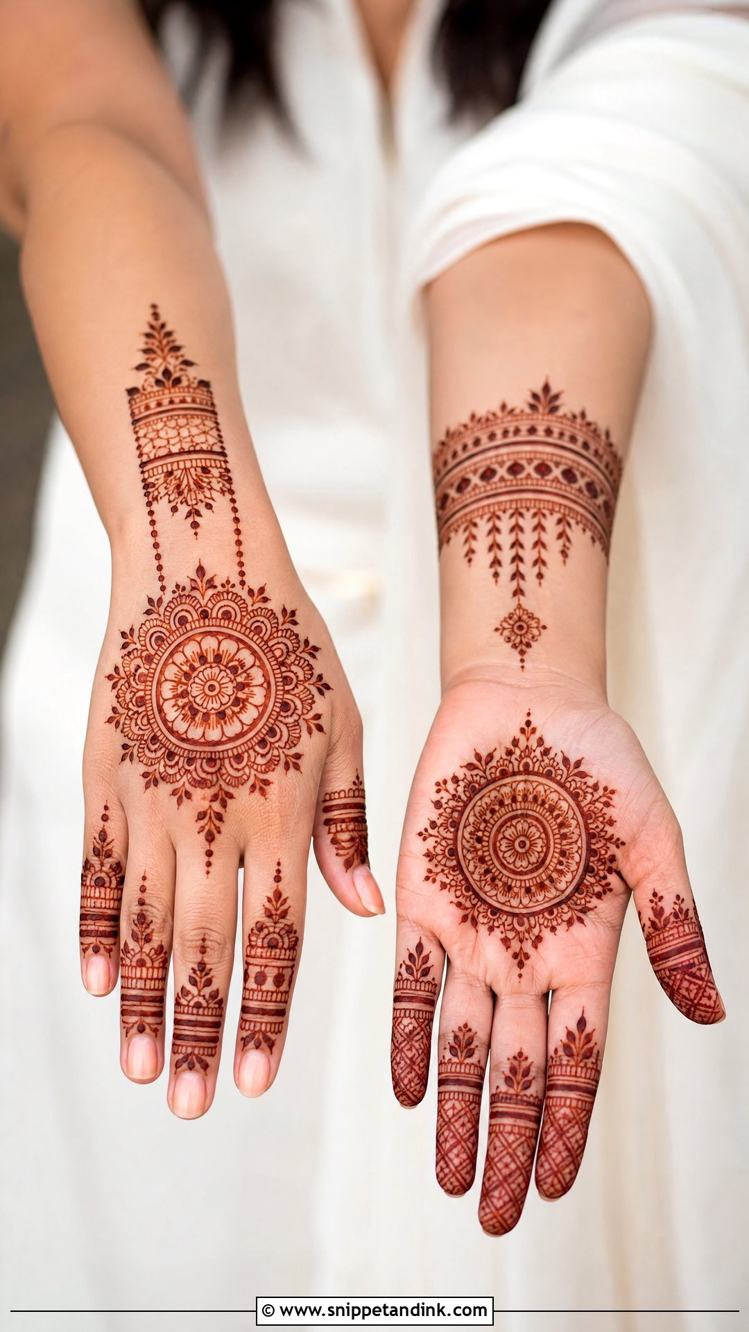 Modern Bridal Mehndi Design - Snippet and Ink - 25 Mehndi Designs for Wedding