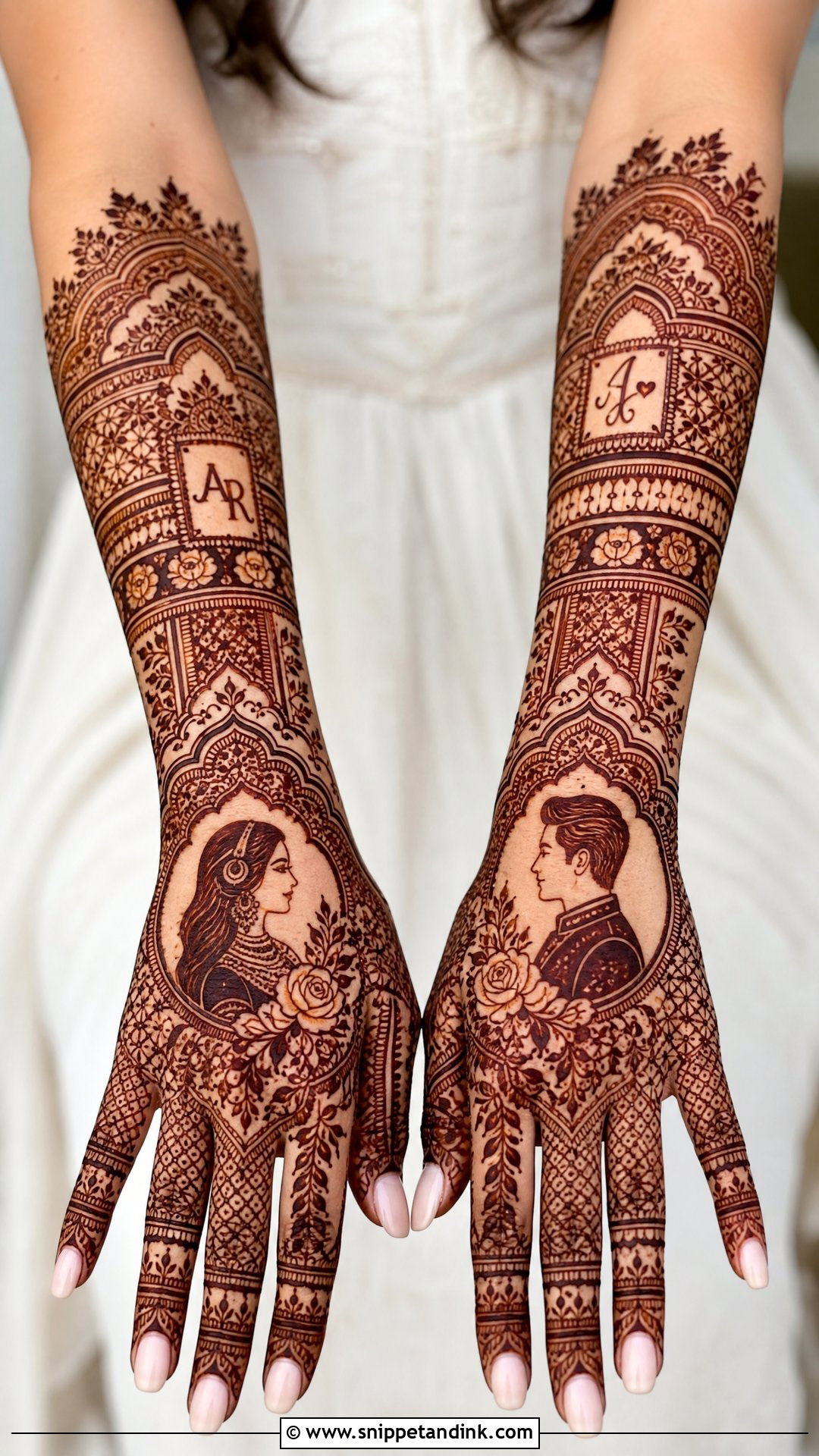 Modern Bridal Mehndi Design - Snippet and Ink - 25 Trending Mehndi Designs 2025