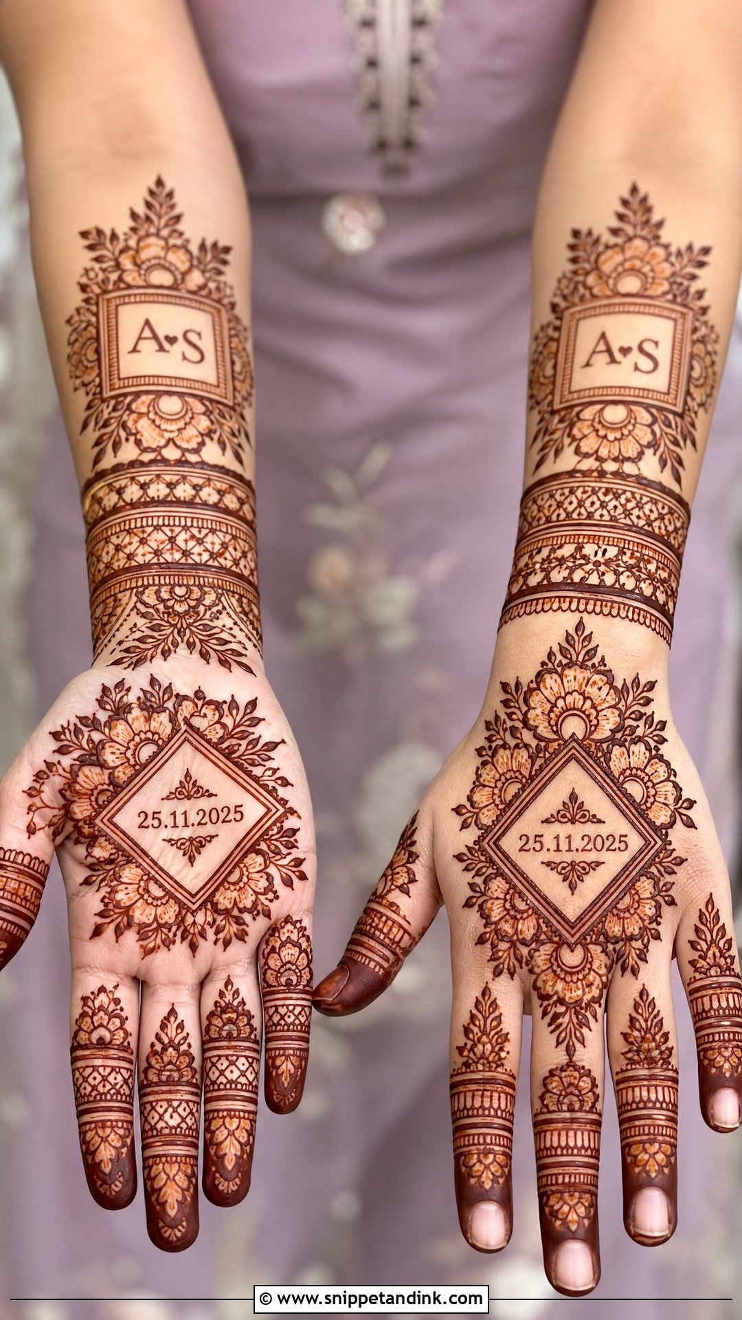 Modern Bridal Mehndi Design - Snippet and Ink - 30 Bridal Wedding Mehndi Designs