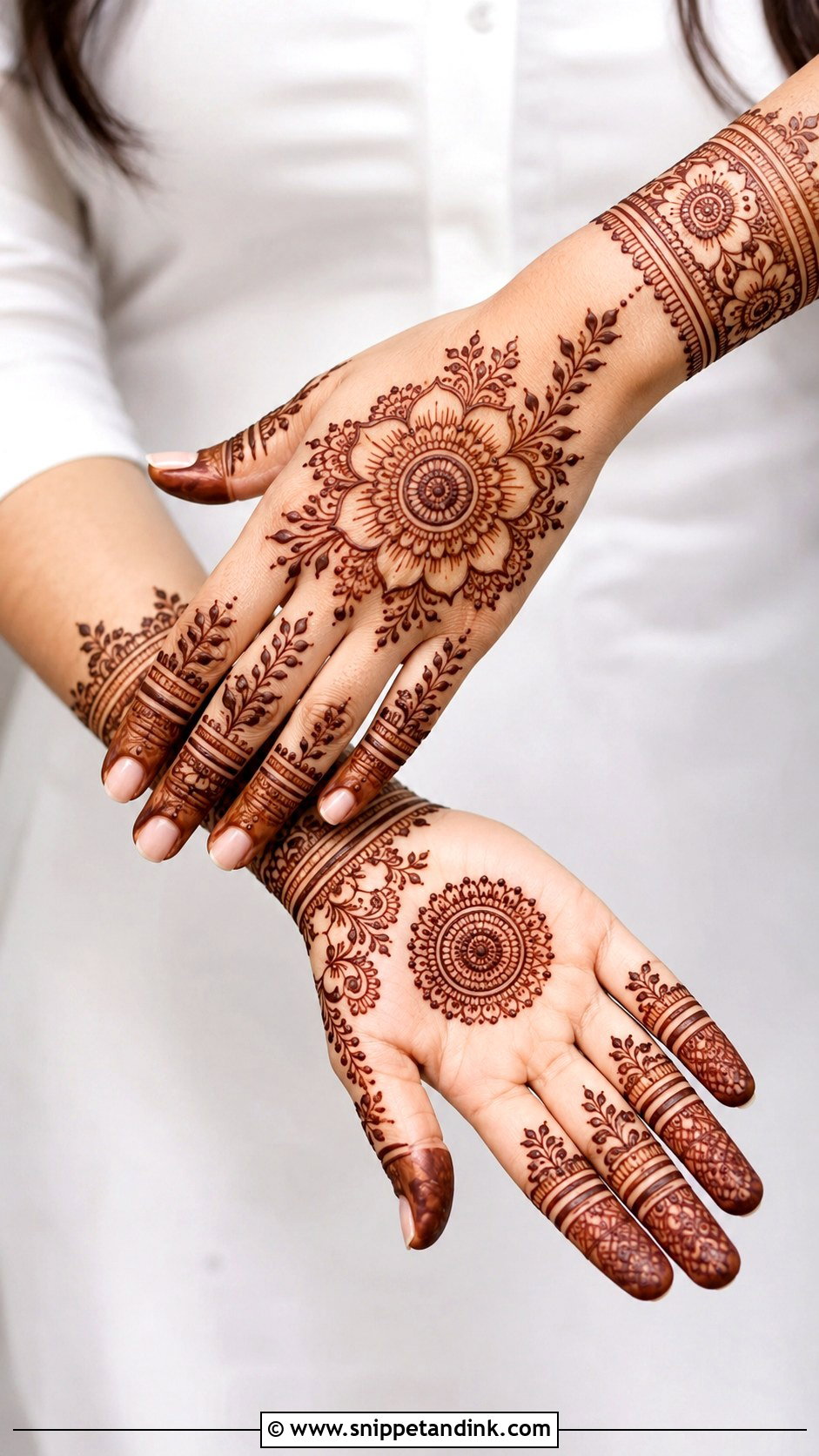 Modern Bridal Mehndi Design - Snippet and Ink - 30 Latest Unique Bridal Mehndi Designs