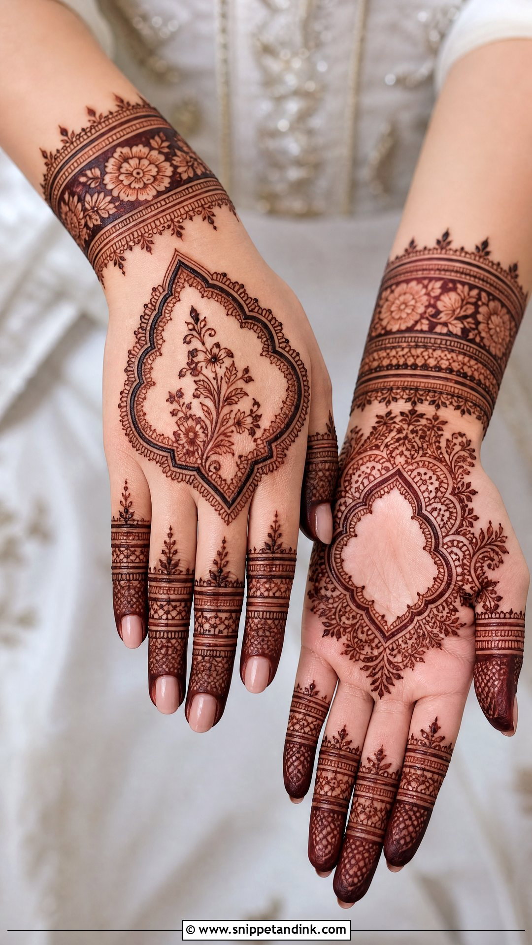 Modern Bridal Mehndi Design - Snippet and Ink - 20 Bridal Mehndi Art Designs
