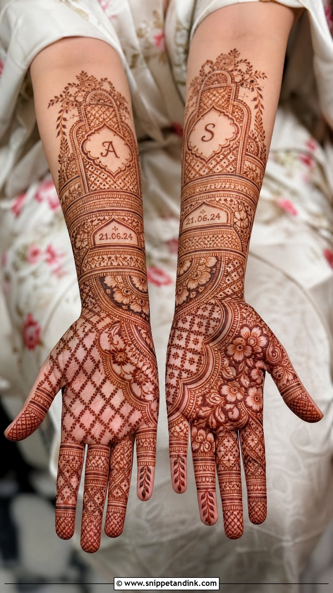 Modern Bridal Mehndi Design - Snippet and Ink - 30 Unique Bridal Mehndi Designs Indian Weddings