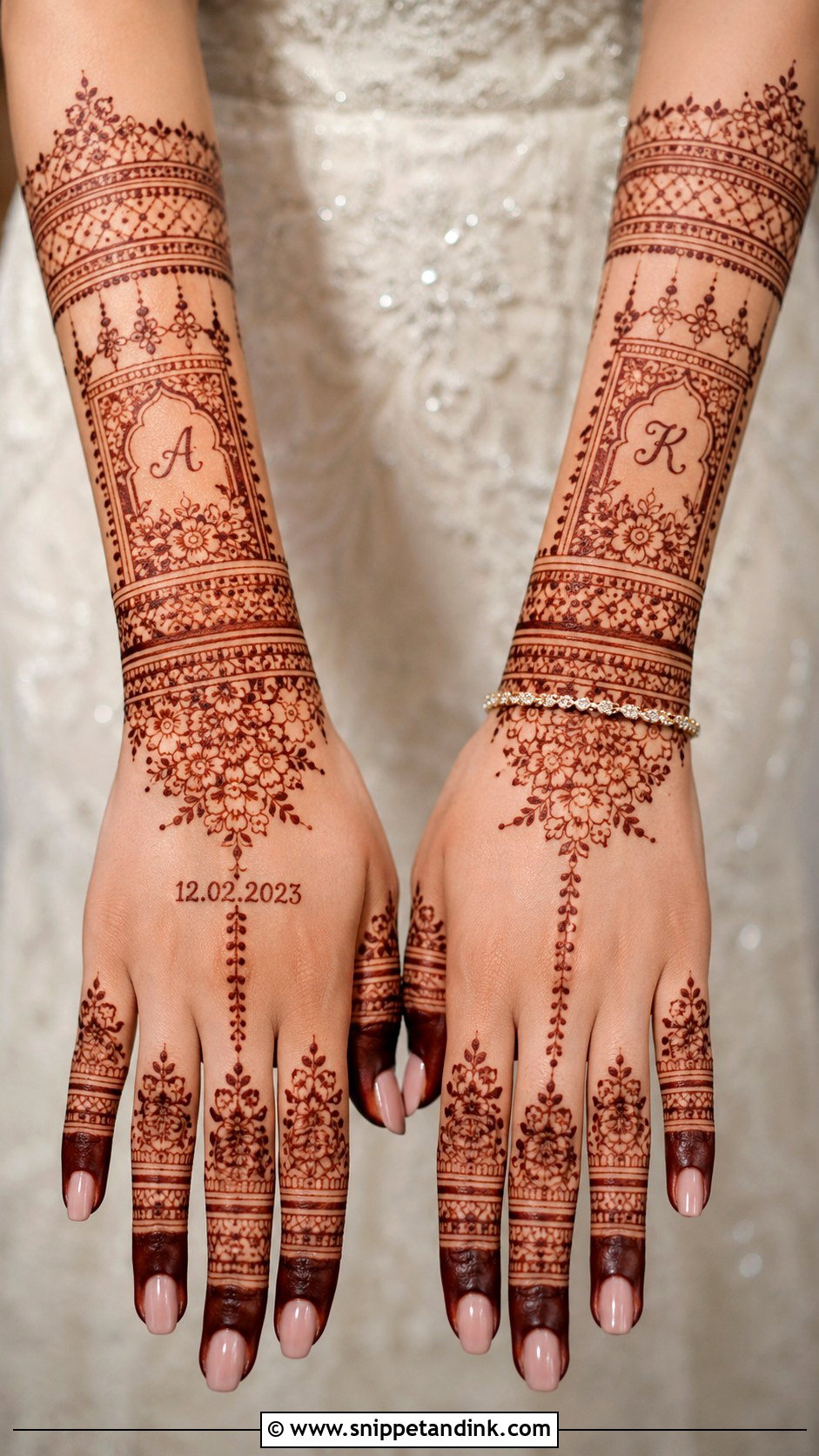 Modern Bridal Mehndi Design - Snippet and Ink - 35 Latest Bridal Mehndi Designs Weddings