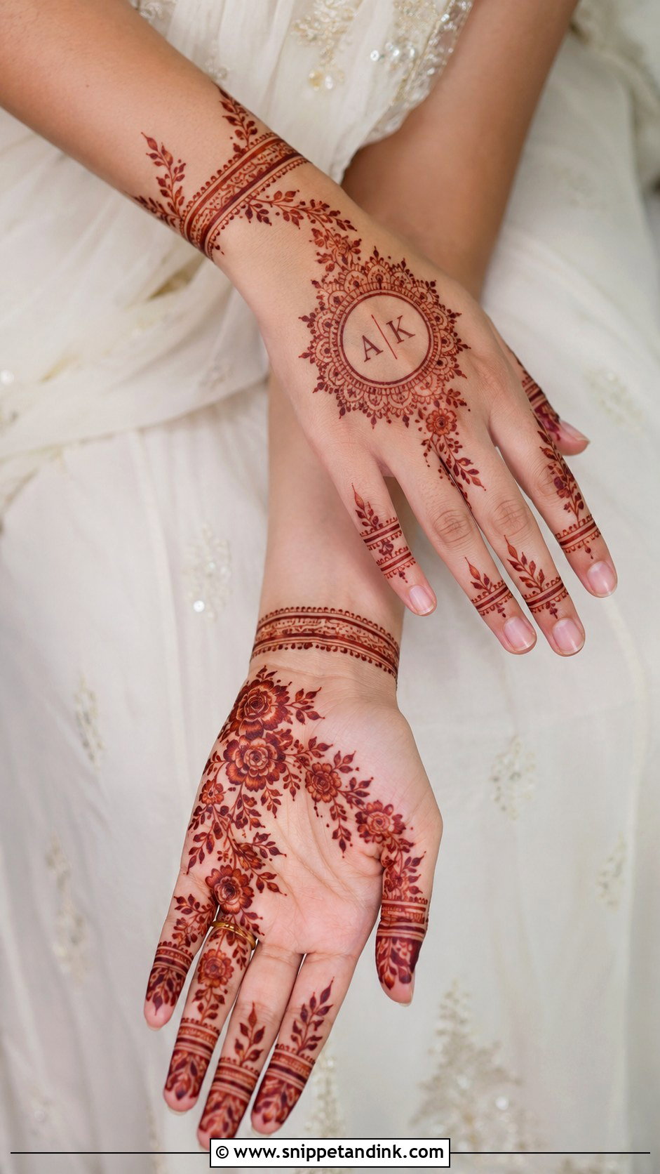 Modern Bridal Mehndi Design - Snippet and Ink - 35 New Bridal Mehndi Designs