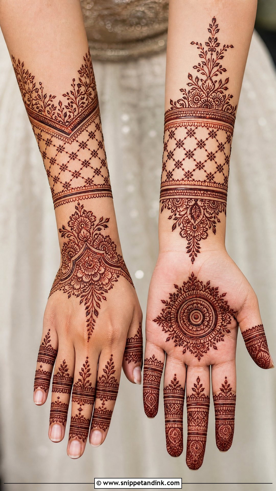 Modern Bridal Mehndi Design - Snippet and Ink - 20 Bridal Mehndi Design Indian Weddings Ideas