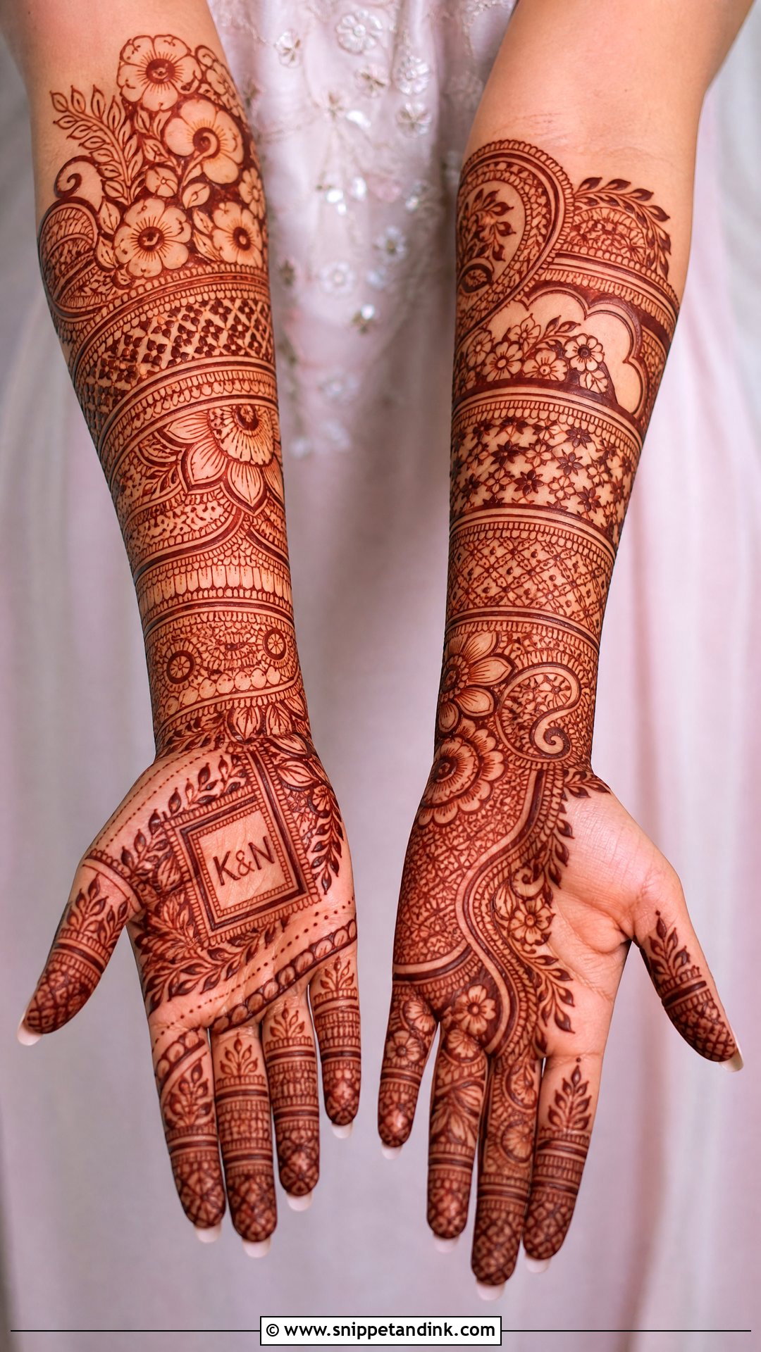Modern Bridal Mehndi Design - Snippet and Ink - 20 Bridal Mehndi Designs Figures
