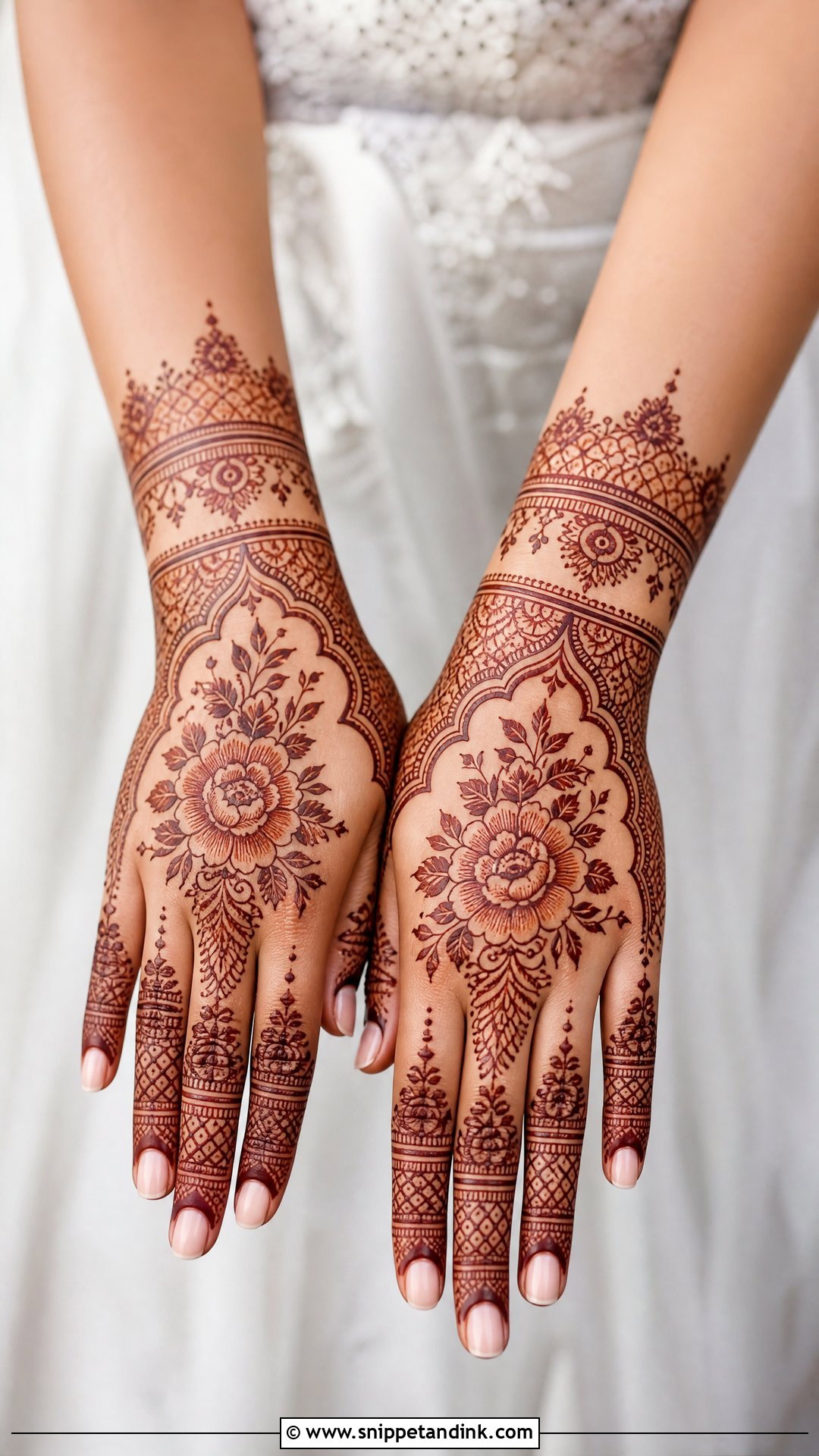 Modern Bridal Mehndi Design Back Hand - Snippet and Ink - 25 Bridal Mehndi Designs Back Hands
