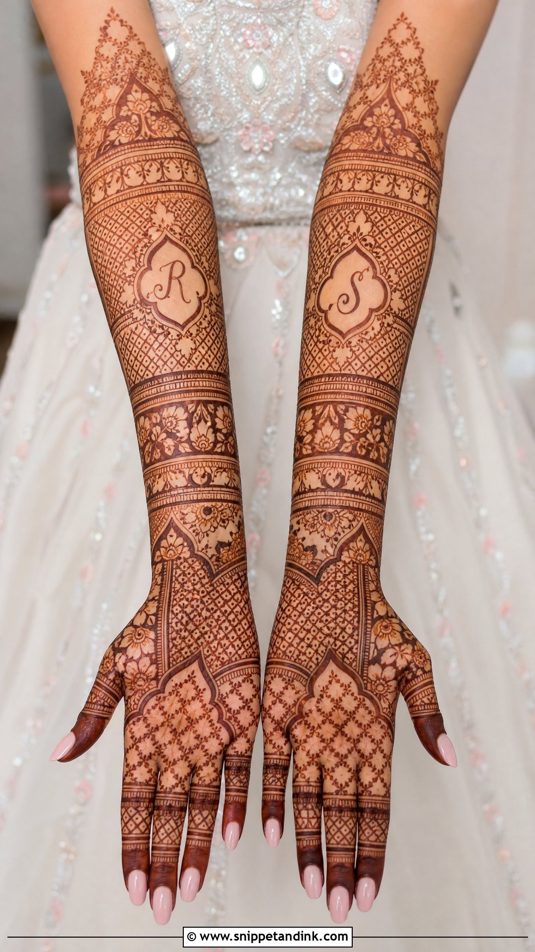 Modern Bridal Mehndi Full Hand - Snippet and Ink - 20 Bridal Mehndi Full Hand Henna Designs