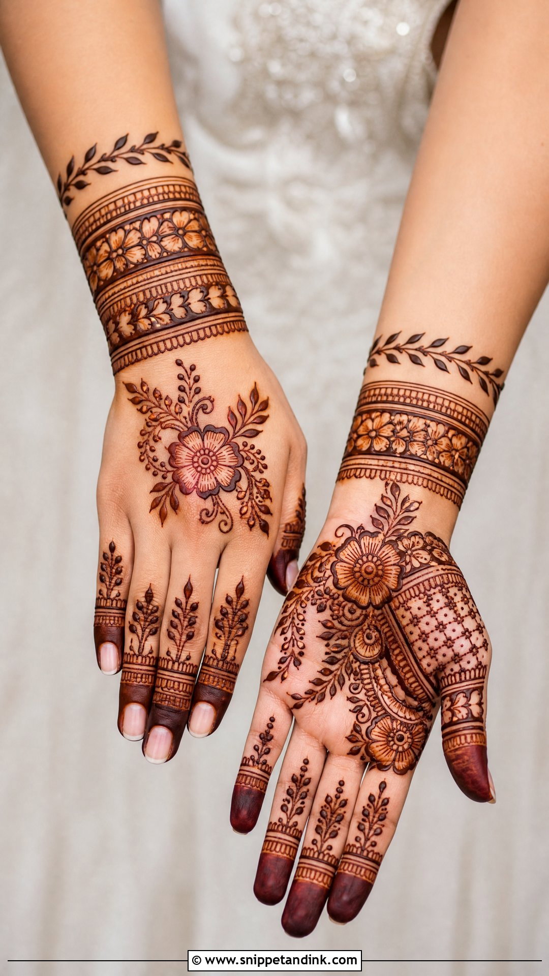 Modern Bridal Sister Mehndi Design - Snippet and Ink - 25 Bridal Sister Mehndi Design Ideas