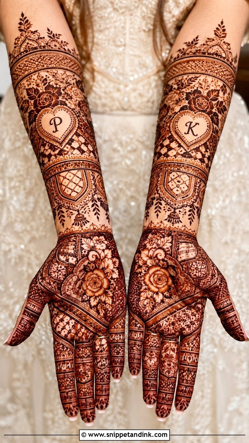 Modern Bridal Wedding Mehndi Design - Snippet and Ink - 35 Latest Wedding Mehndi Designs