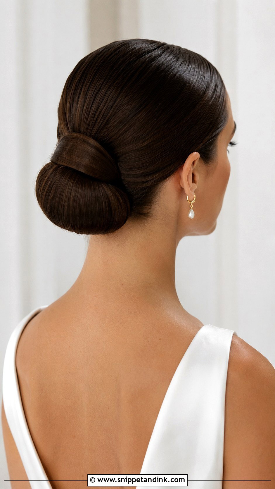 Modern Chignon Wedding Hair - Snippet and Ink - 20 Chignon Hair Wedding Ideas