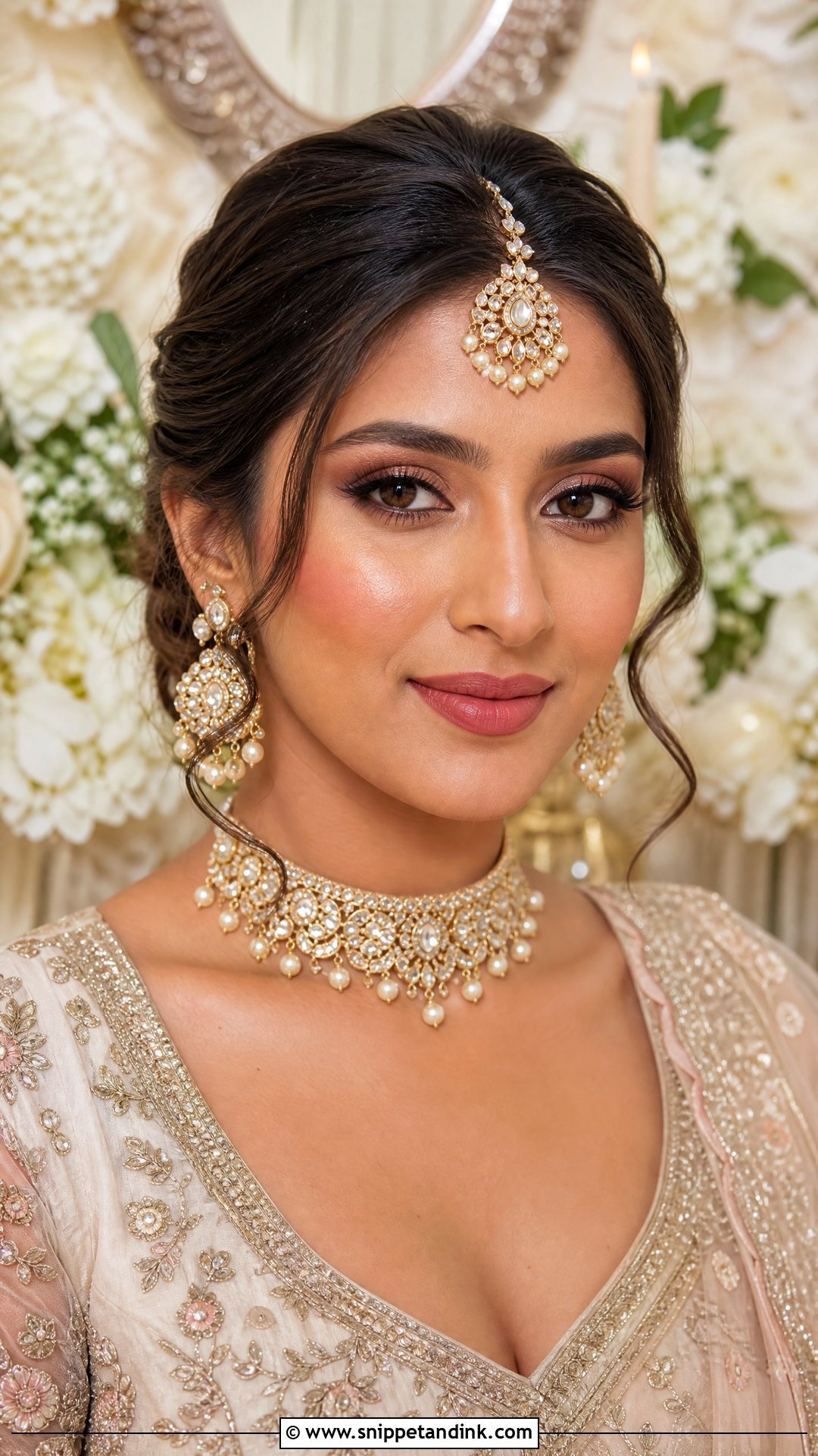 Modern Desi Bridal Makeup - Snippet and Ink - 20 Desi Wedding Makeup Looks