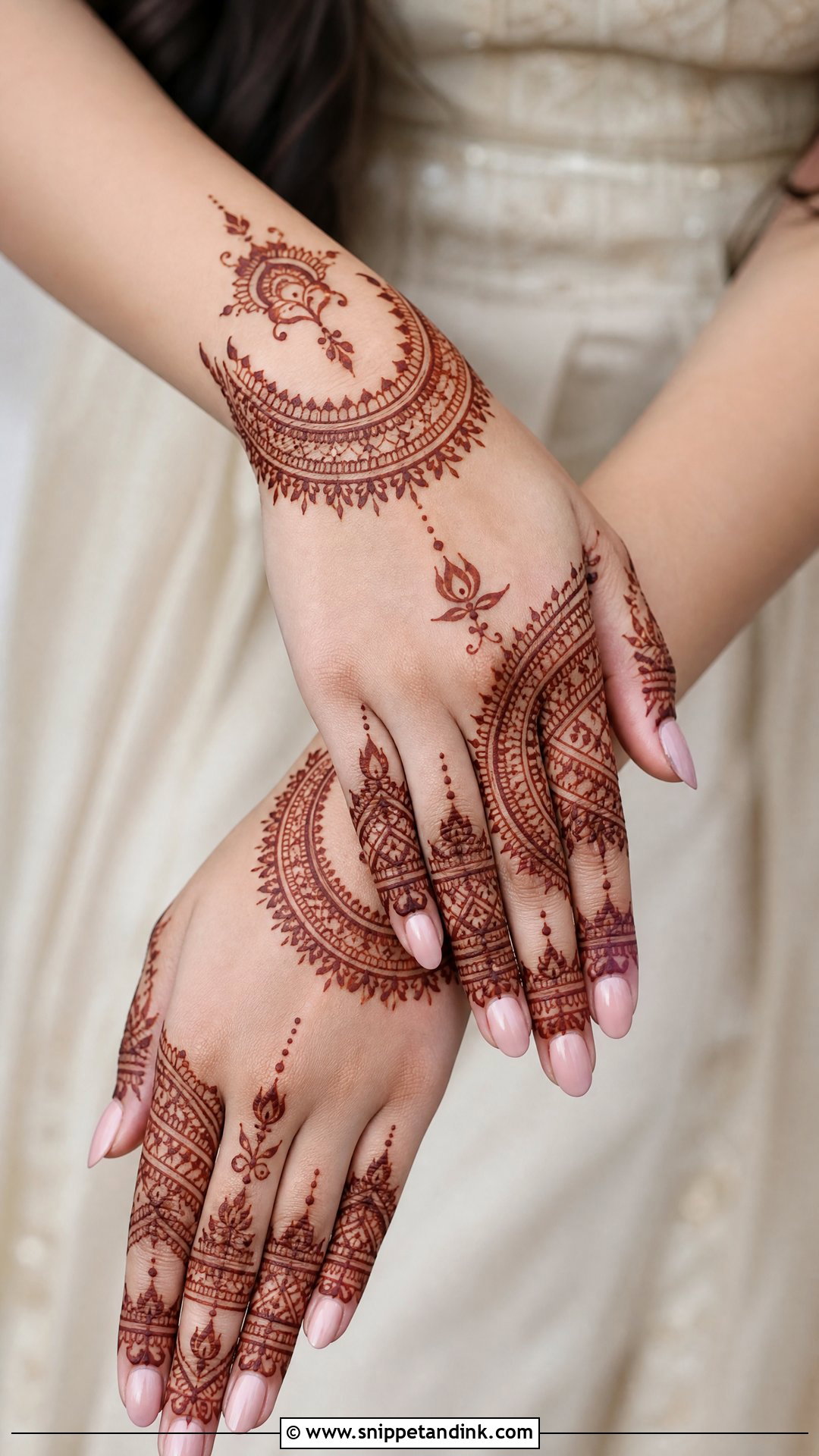 Modern Diwali Mehndi Design - Snippet and Ink - 30 Diwali Mehndi Designs