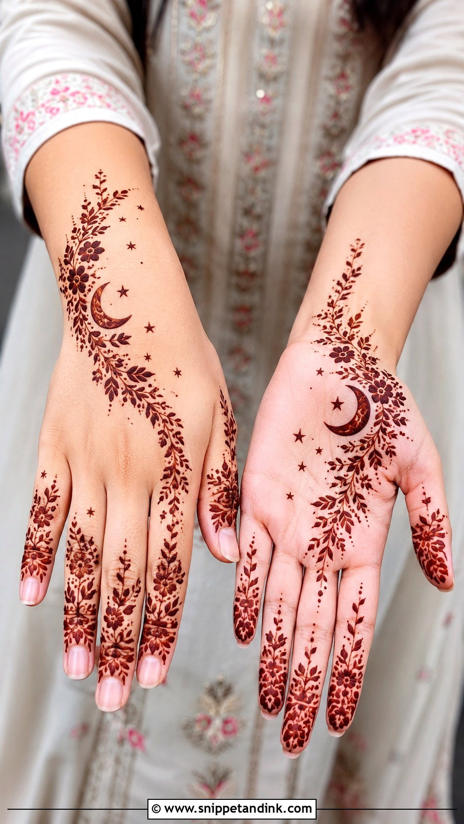 Modern Eid Mehndi Design - Snippet and Ink - 35 Modern Mehndi Designs