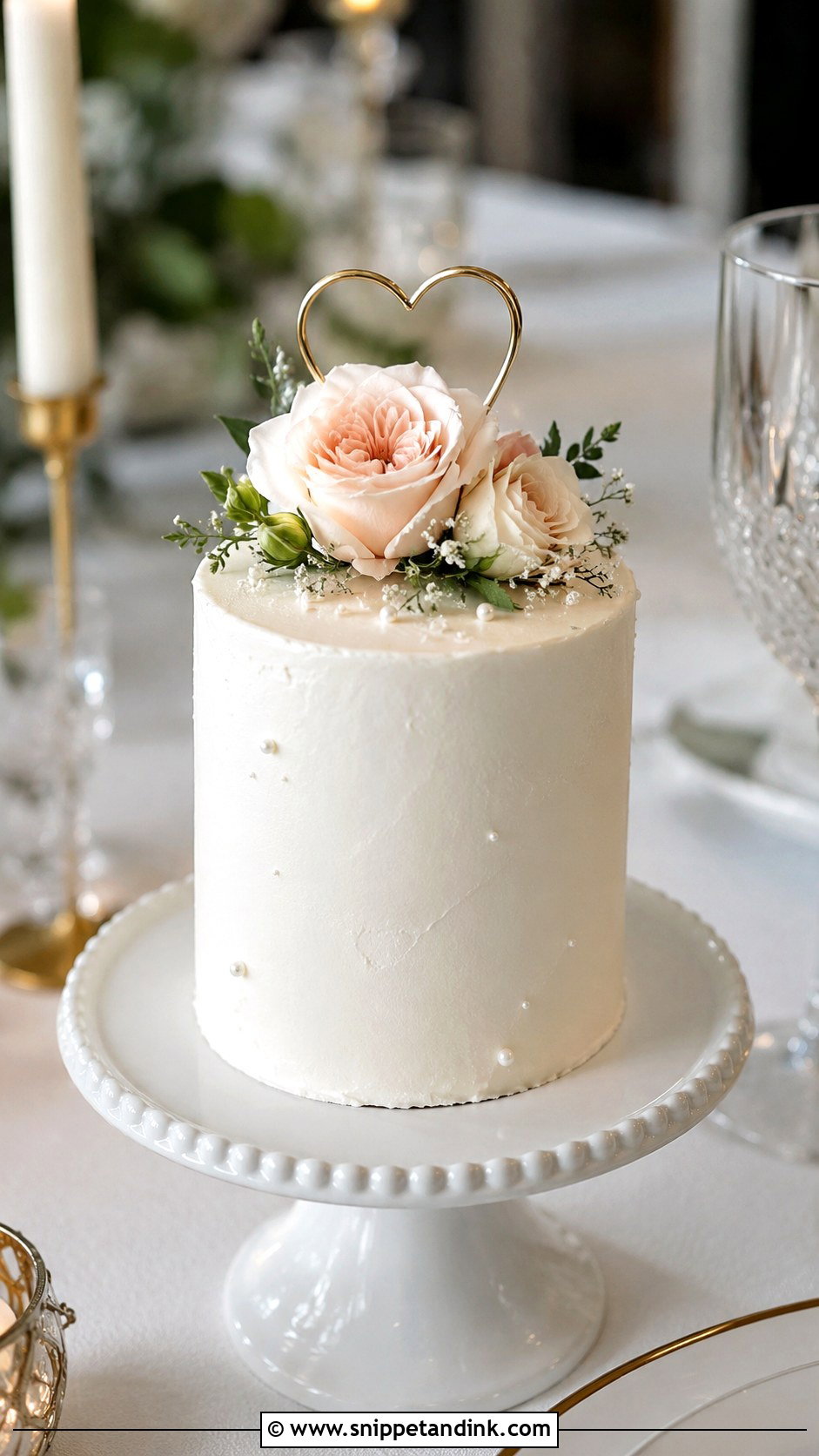 Modern Engagement Cake - Snippet and Ink - 20 Engagement Cake Images