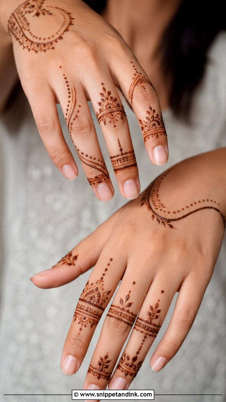 Modern Fingers Mehndi Design - Snippet and Ink - 35 Fingers Mehndi Design Ideas