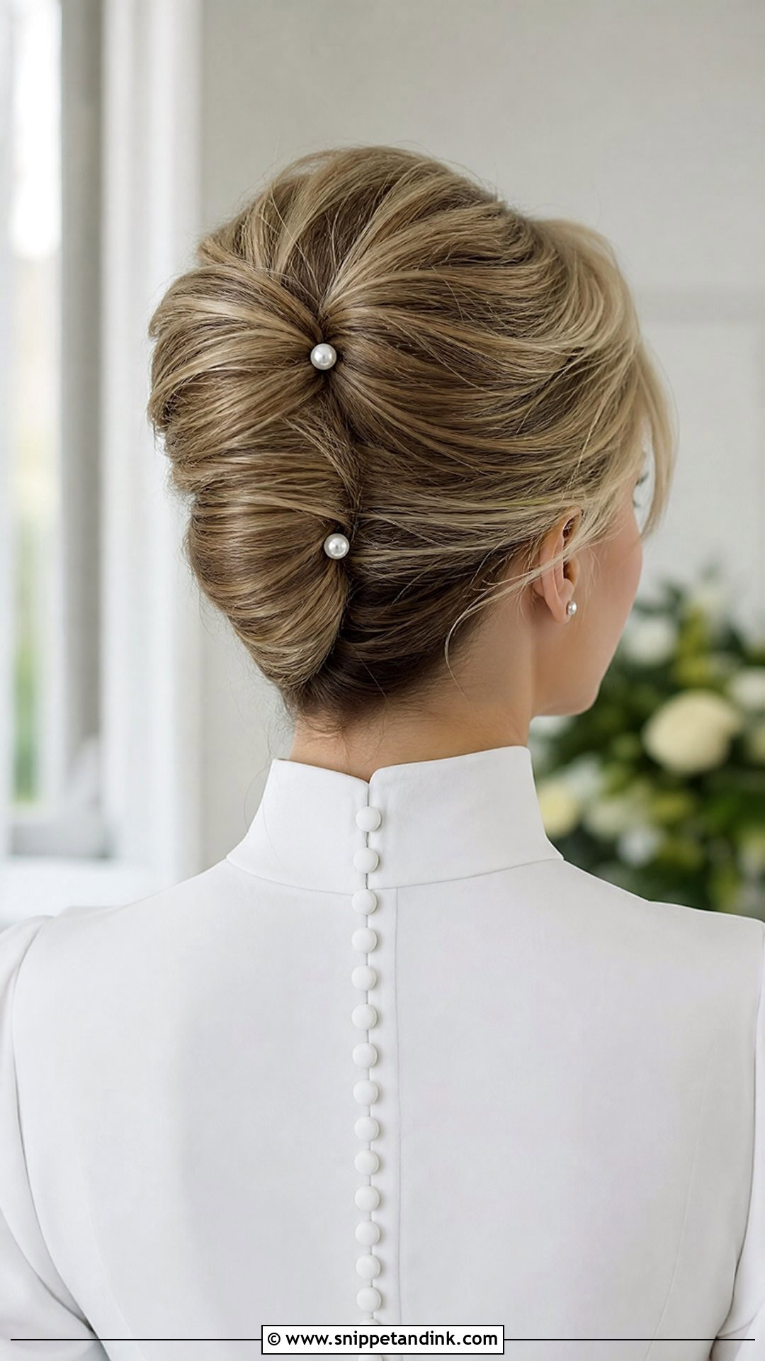Modern French Twist - Snippet and Ink - 20 Sleek Bridal Hair Ideas