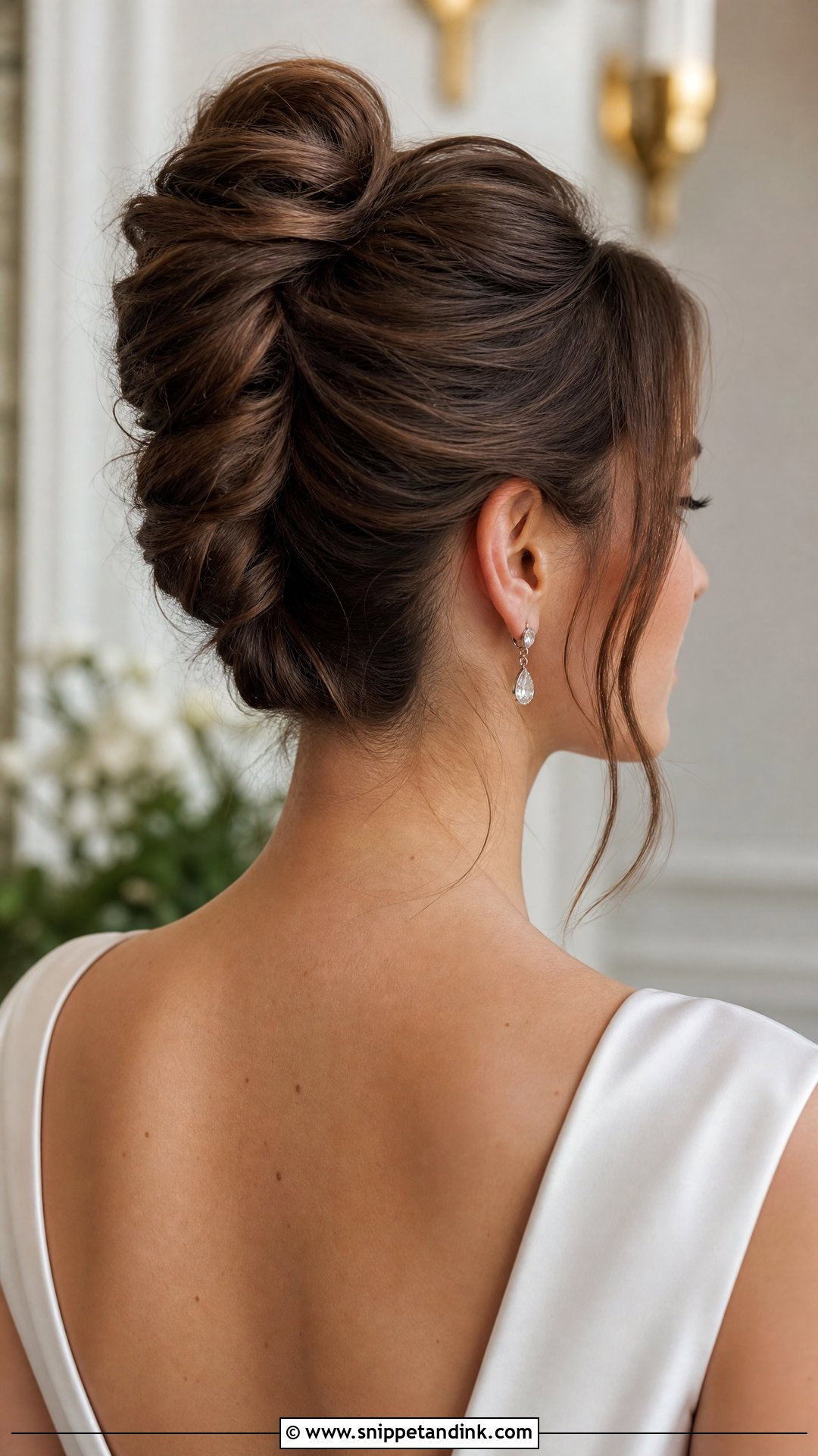 Modern French Twist - Snippet and Ink - 25 Brides Hair