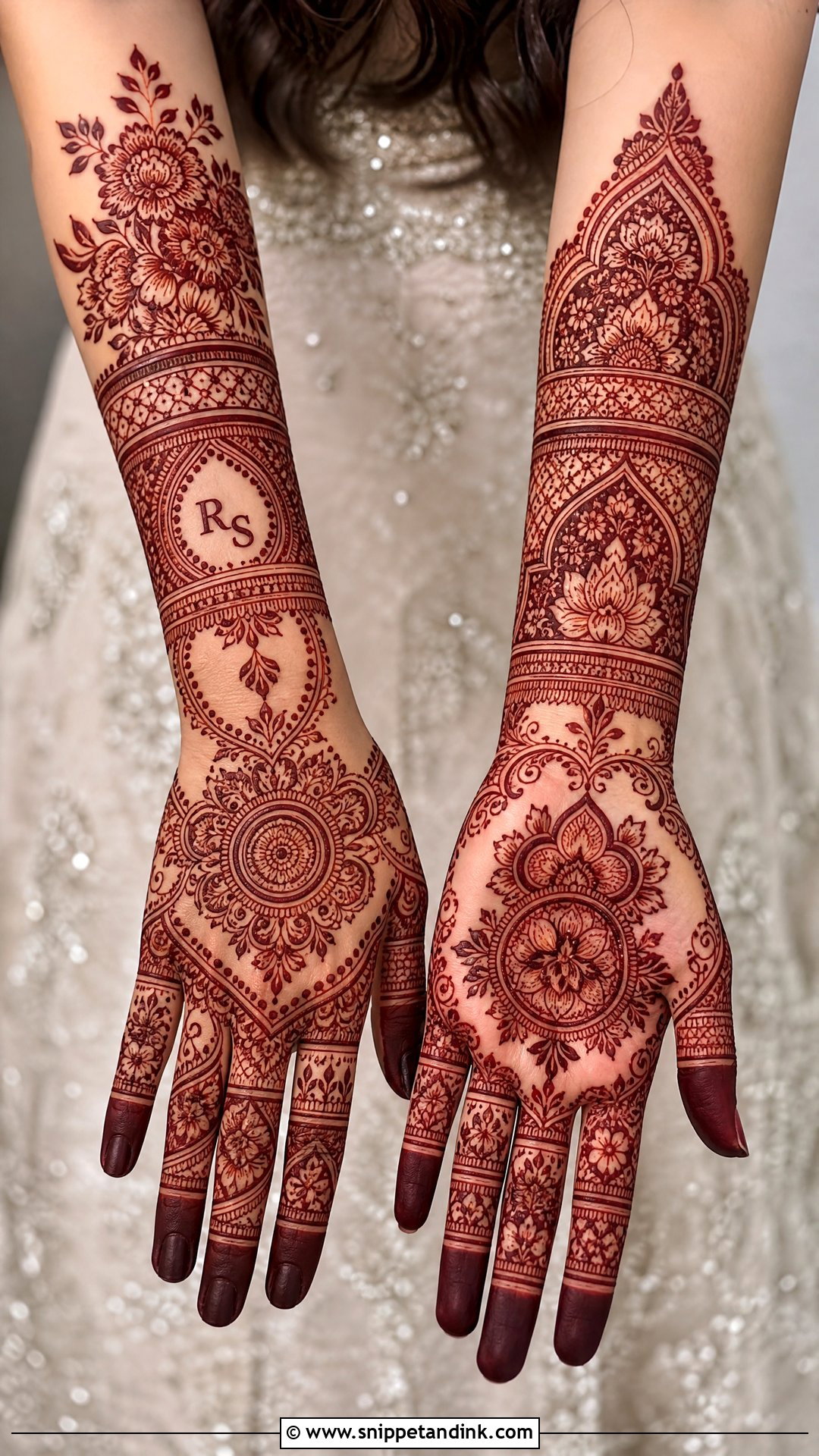 Modern Full Hand Bridal Mehndi Design - Snippet and Ink - 20 Full Hand Bridal Mehendi Mehndi Design Ideas