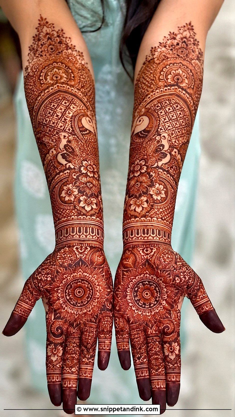Modern Full Hand Mehndi Design - Snippet and Ink - 35 Modern Mehndi Designs