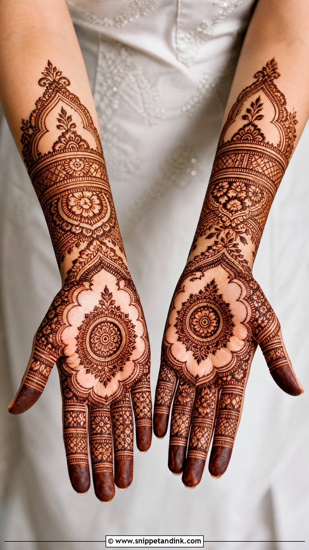 Modern Full Hand Mehndi Design - Snippet and Ink - 30 Best Beautiful Full Hand Mehndi Designs