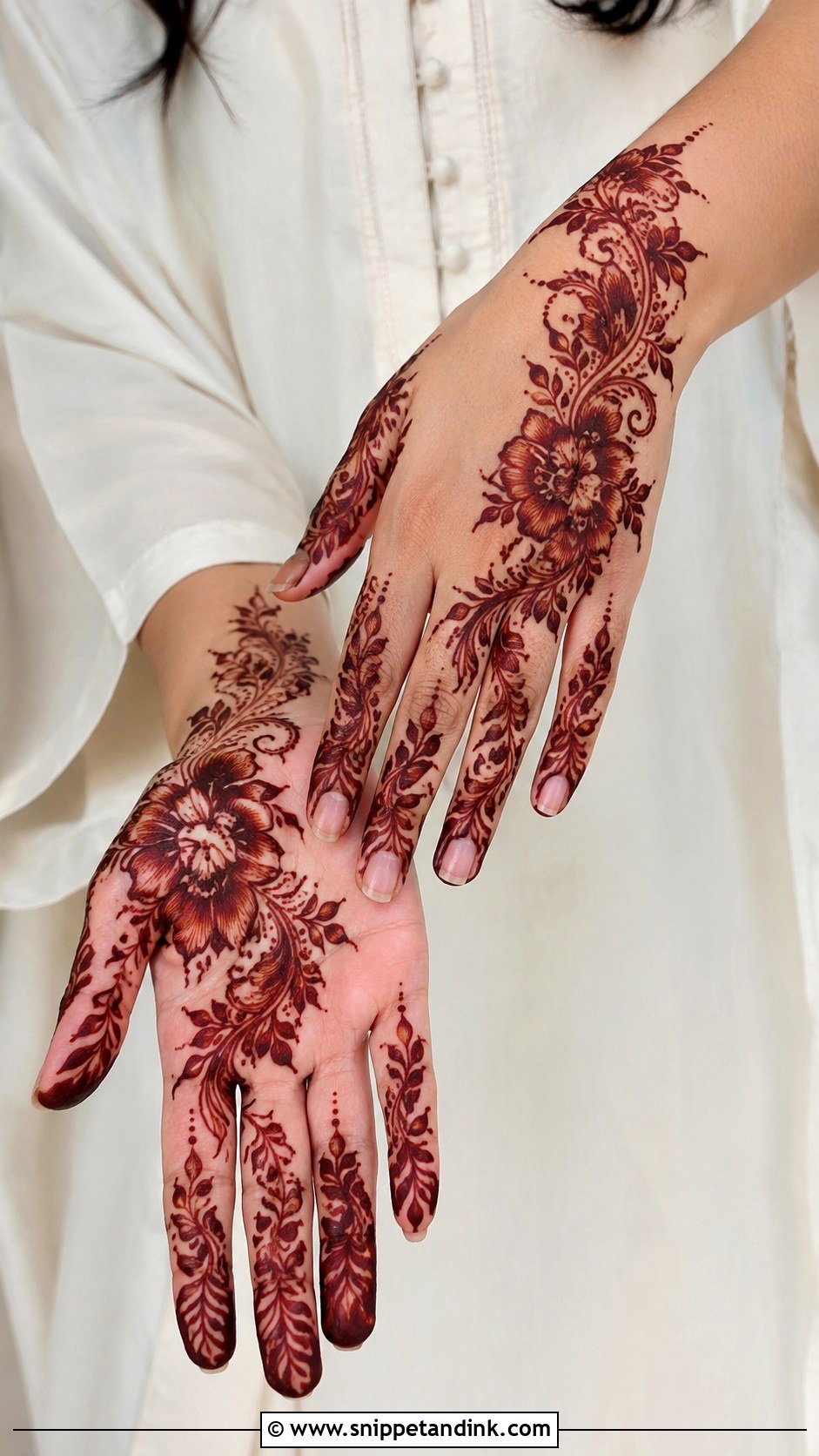Modern Gulf Mehndi Design - Snippet and Ink - 35 Modern Mehndi Designs