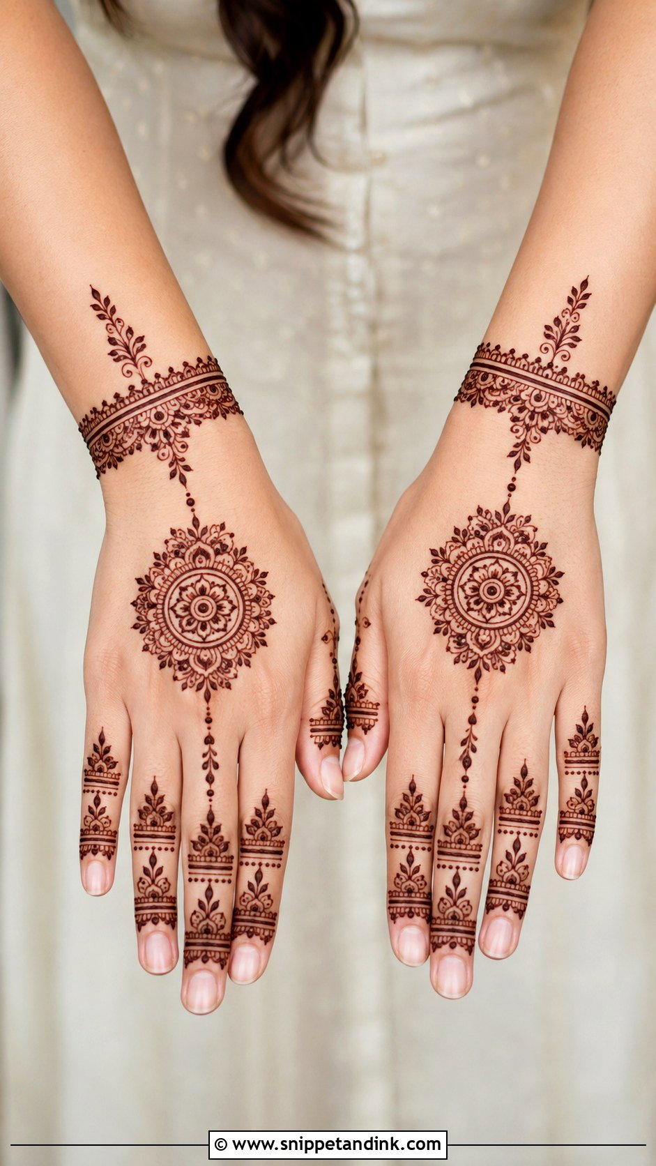 Modern Hathphool Mehndi Design - Snippet and Ink - 35 Modern Mehndi Designs