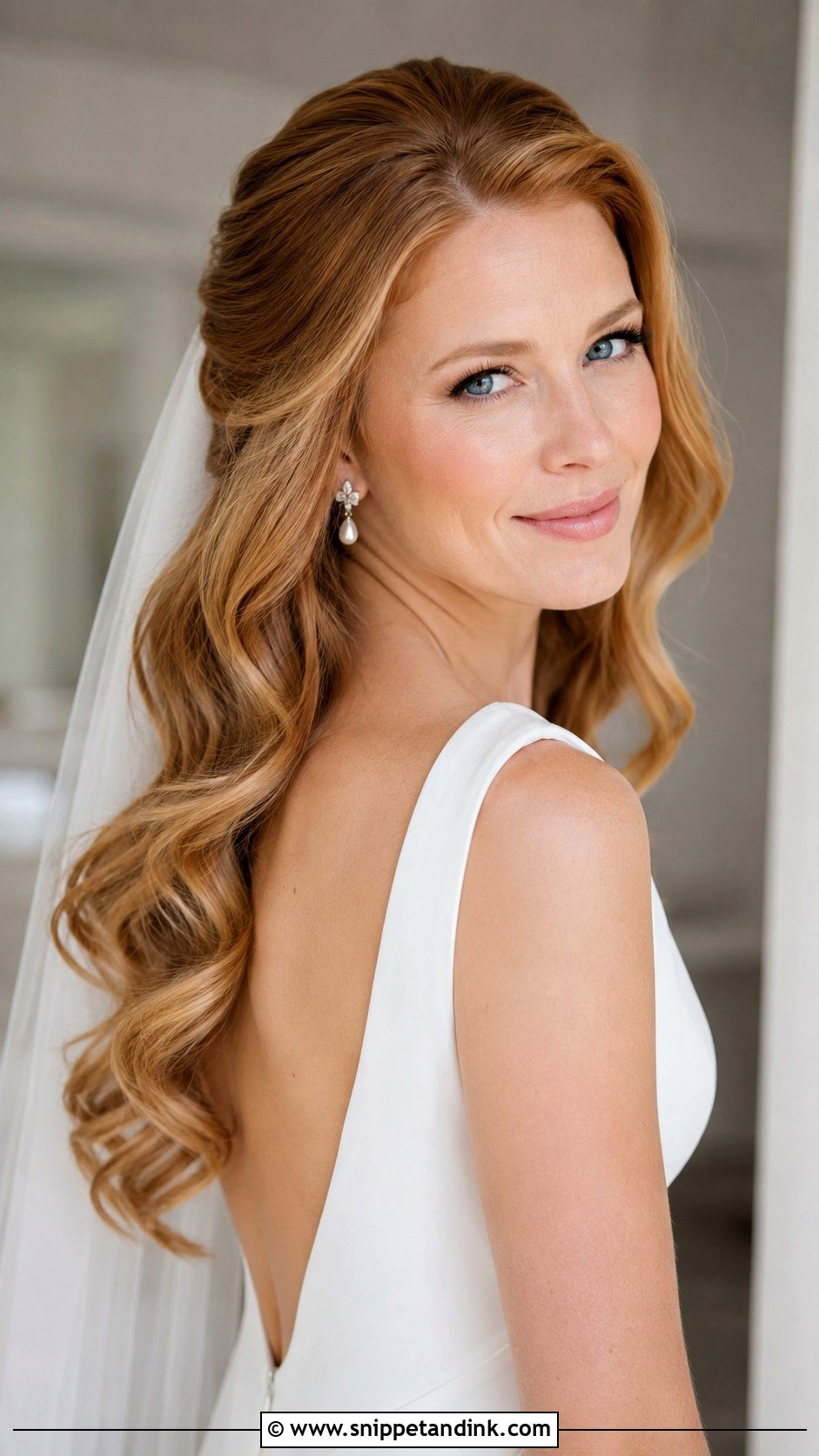 Modern Hollywood Curls Wedding - Snippet and Ink - 15 Wedding Hollywood Curls