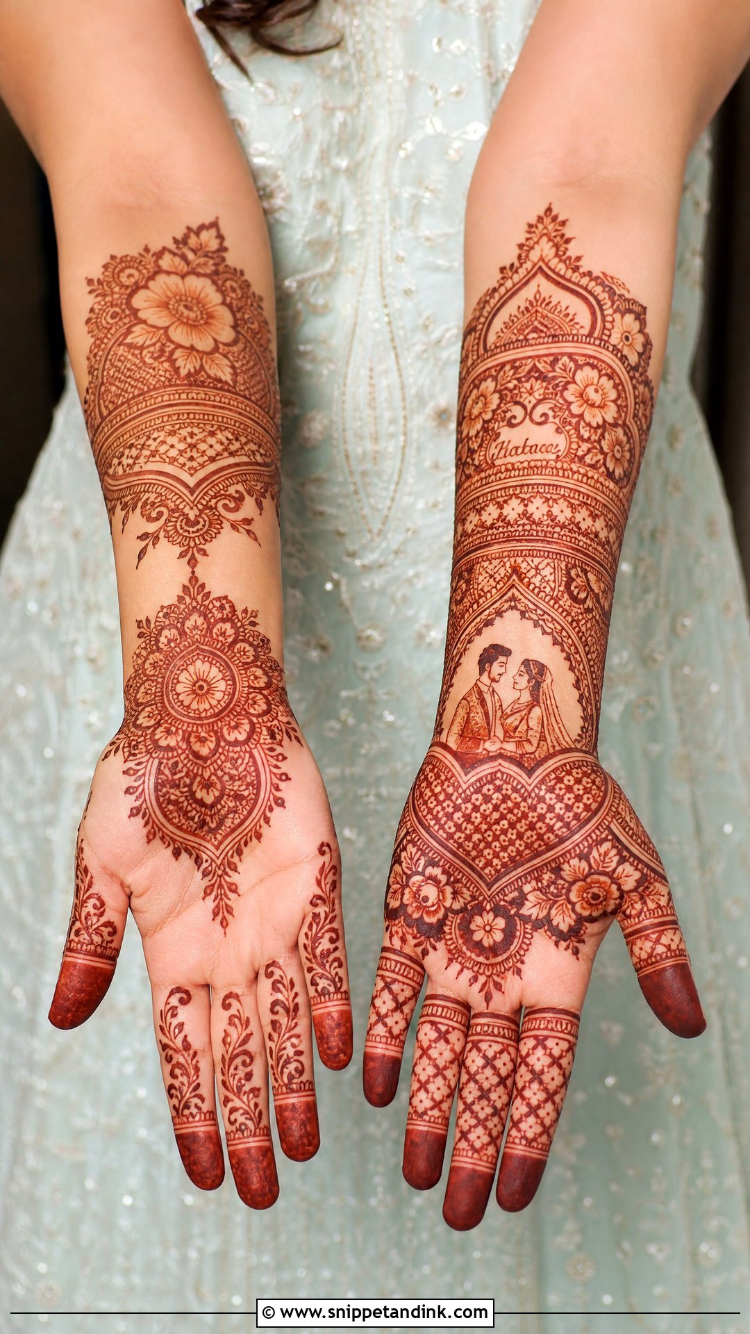 Modern Indian Bridal Mehndi Design - Snippet and Ink - 20 Indian Wedding Mehndi Designs